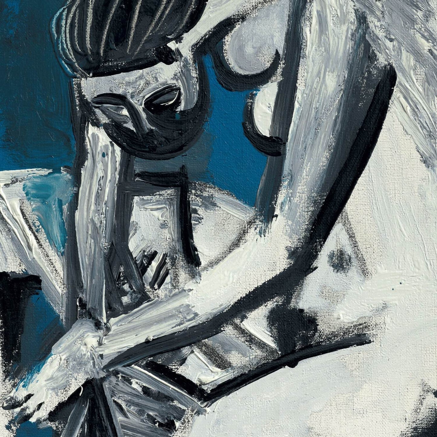 detail of the fine art reproduction from the centre