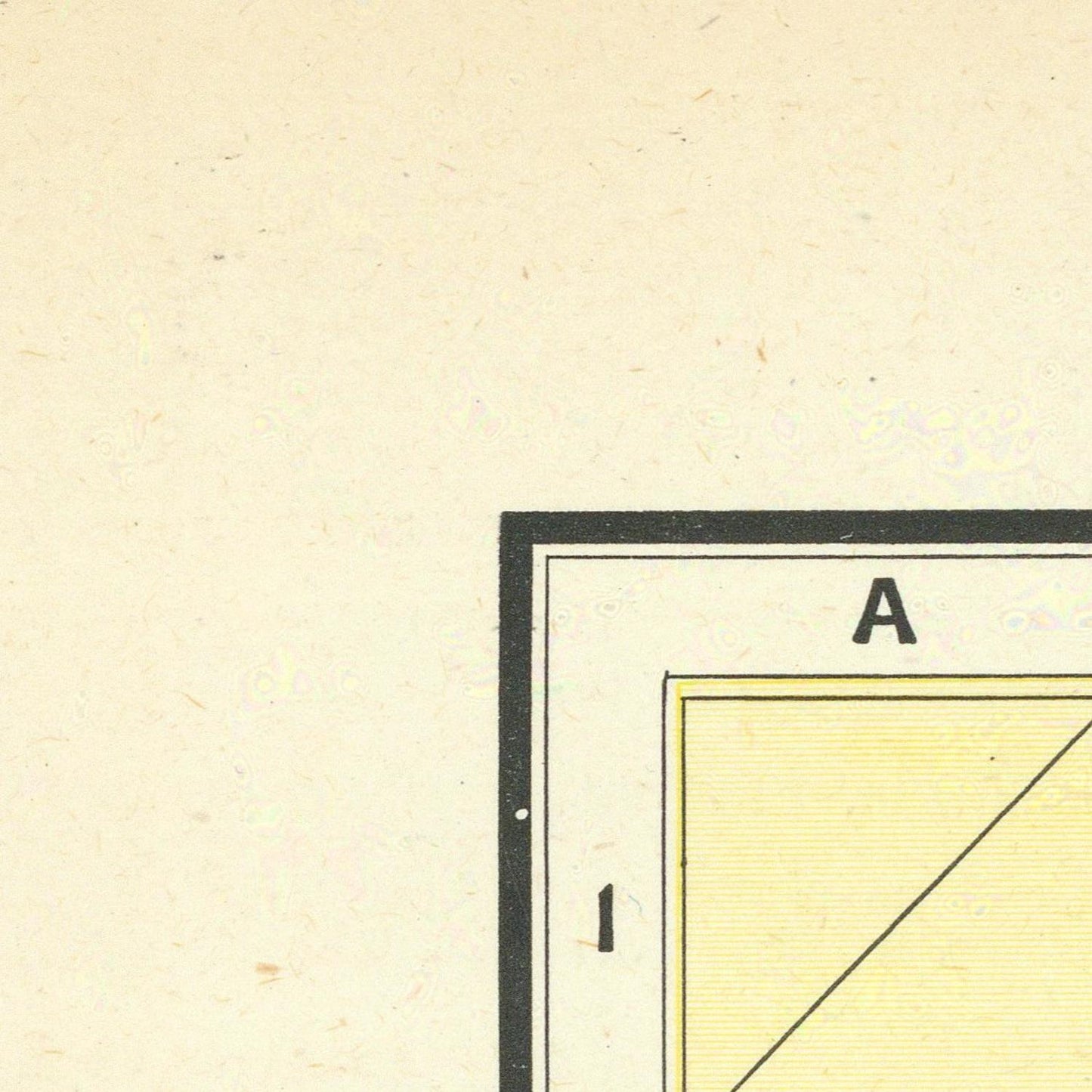detail of the map from the top left corner