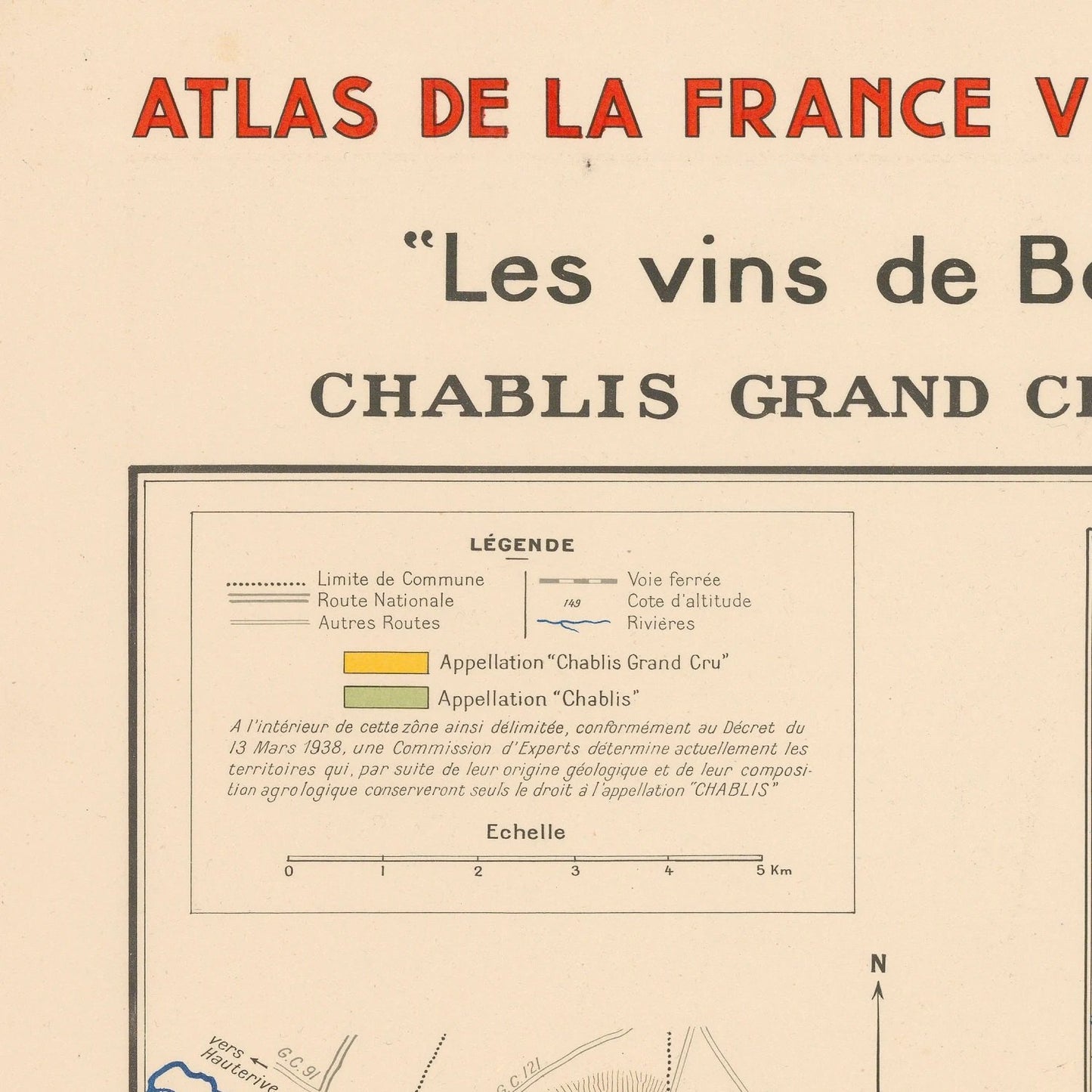detail of the map from the top left corner