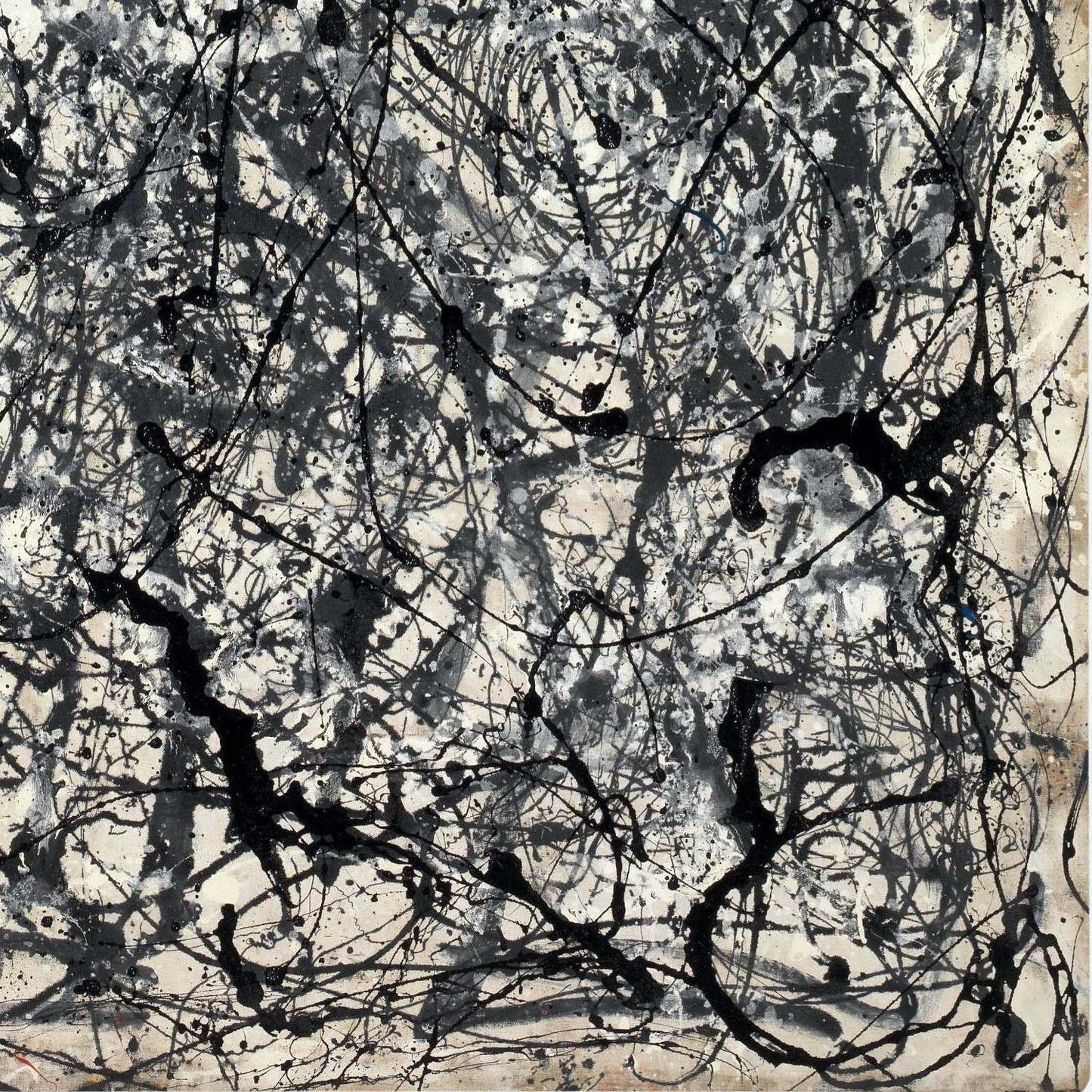 detail of the fine art reproduction from the bottom right corner