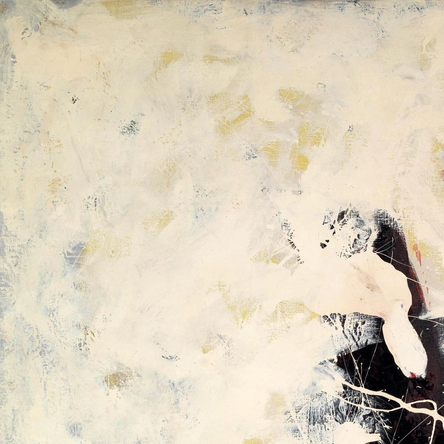 detail of the fine art reproduction from the centre left