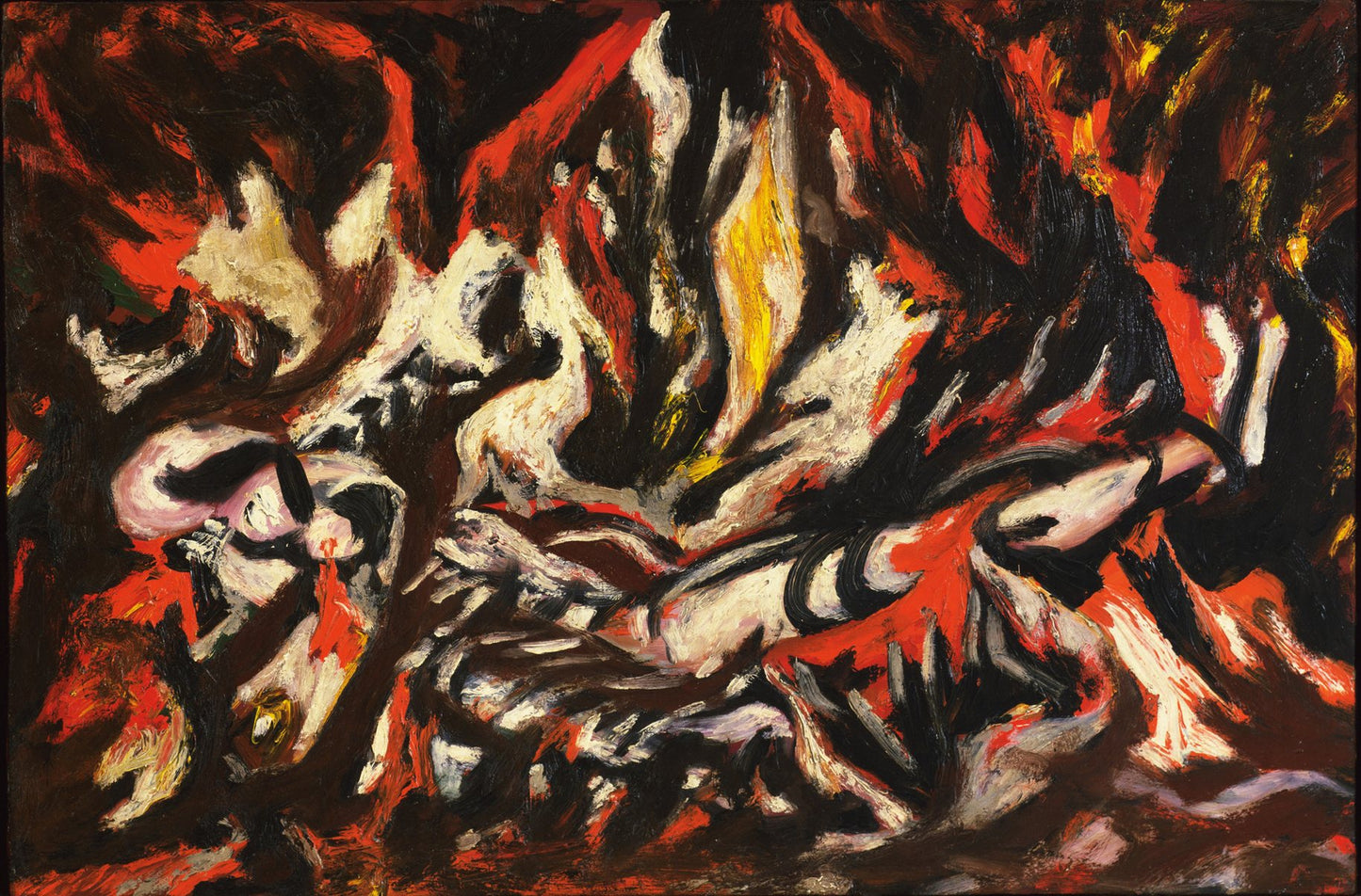 presentation of the fine art reproduction without a frame