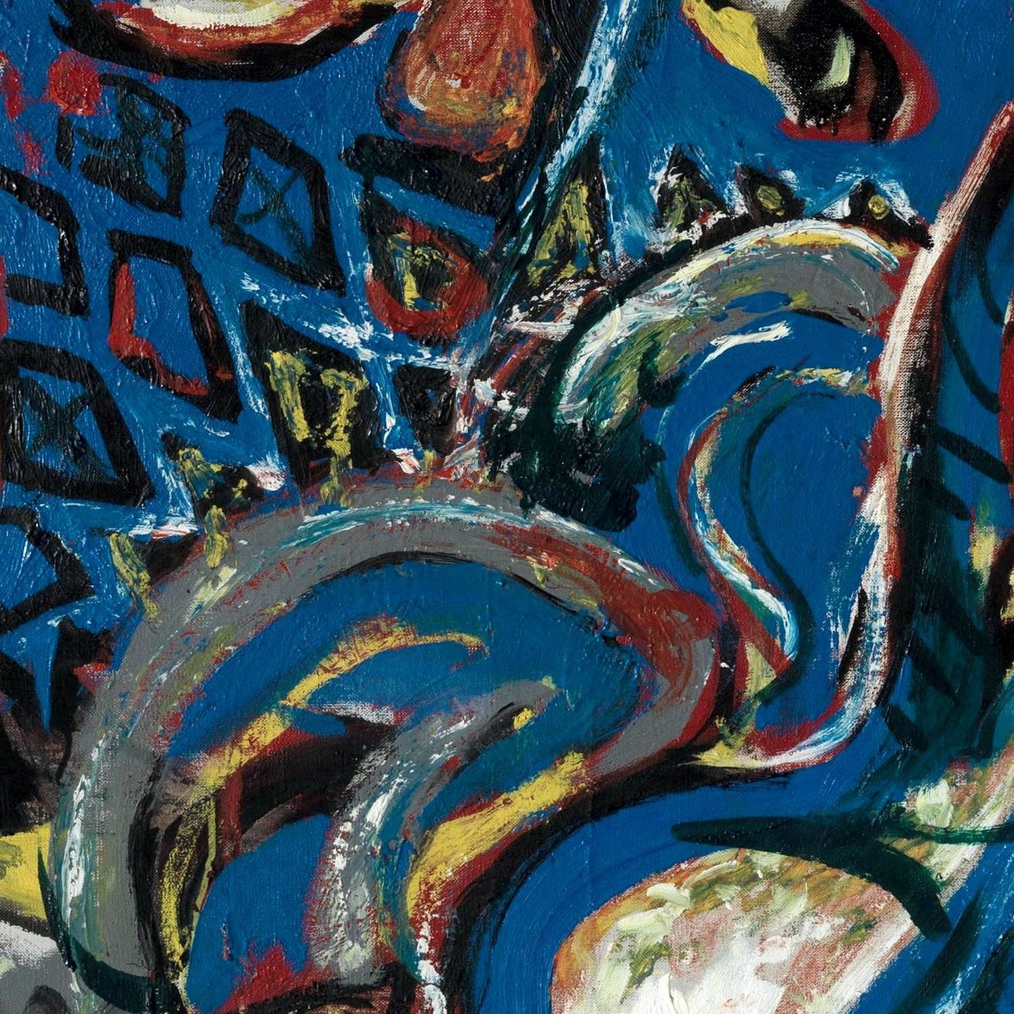 detail of the fine art reproduction from the centre