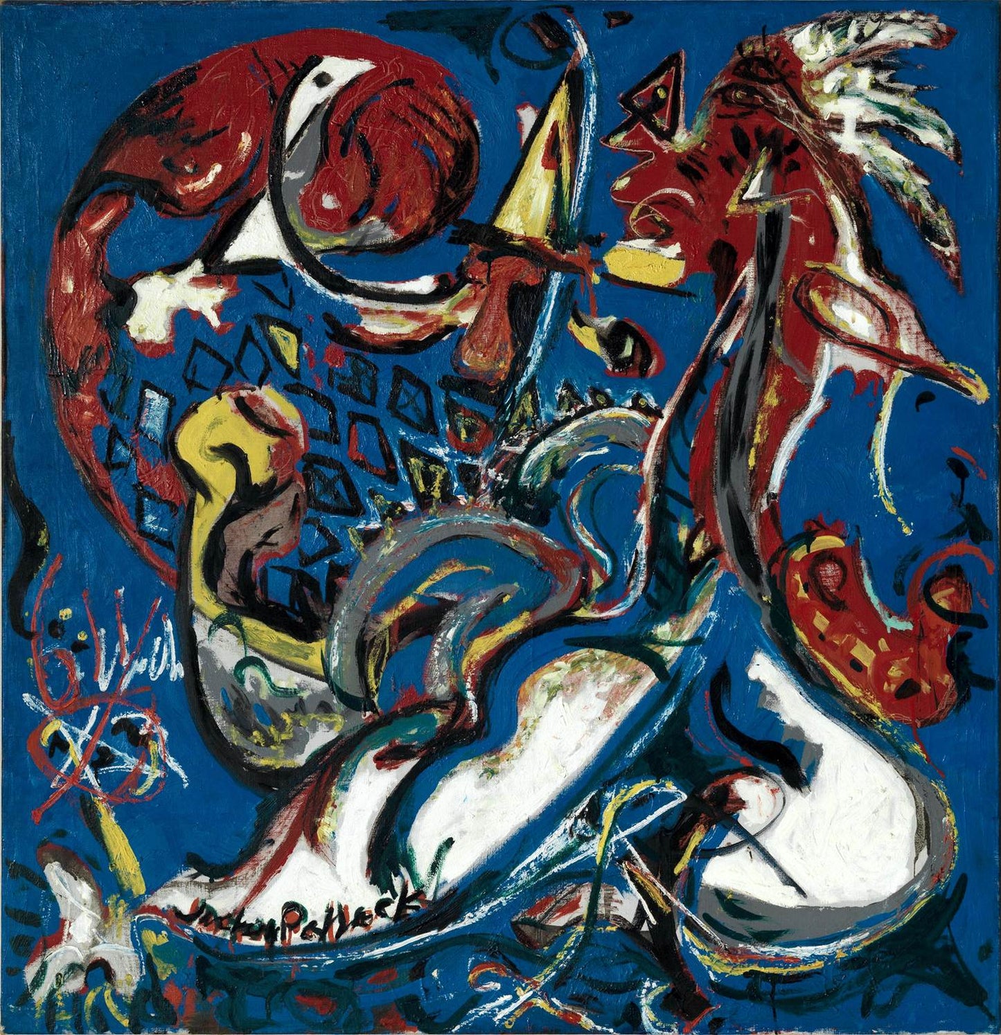 presentation of the fine art reproduction without a frame