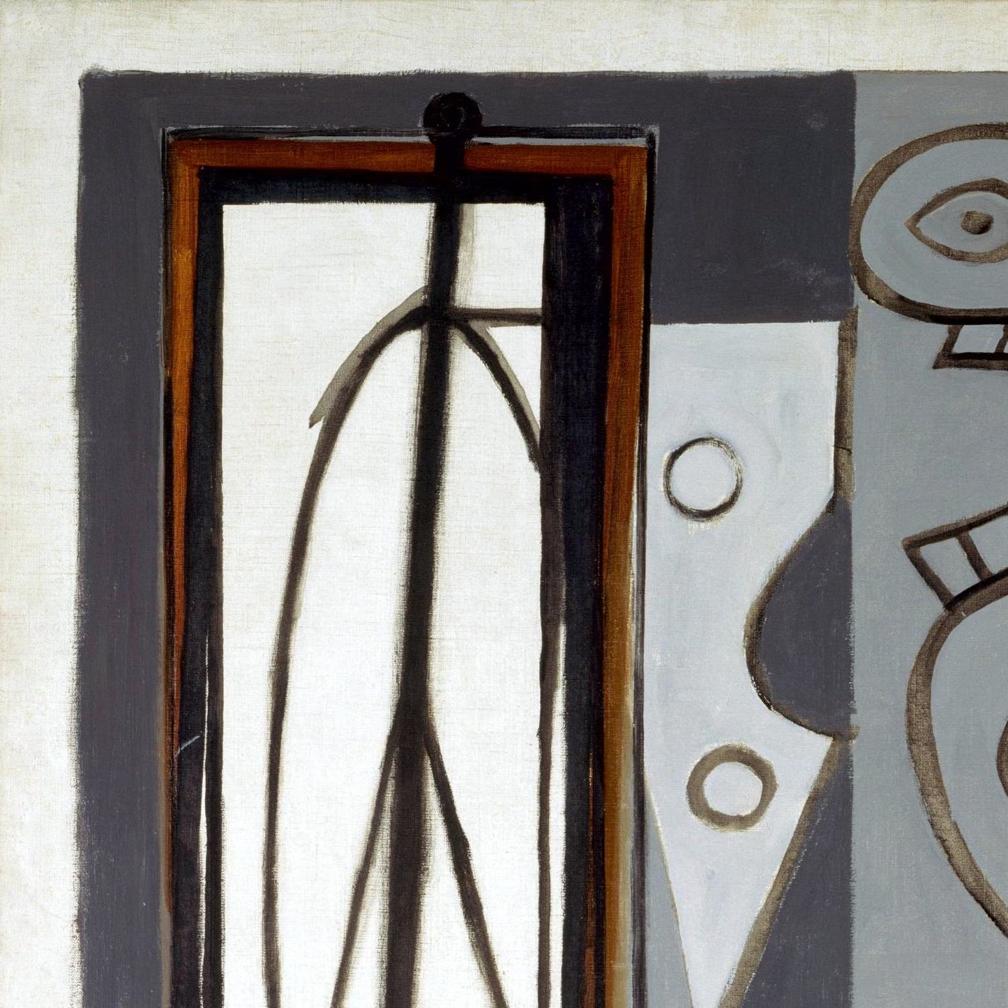 detail of the fine art reproduction from the top left