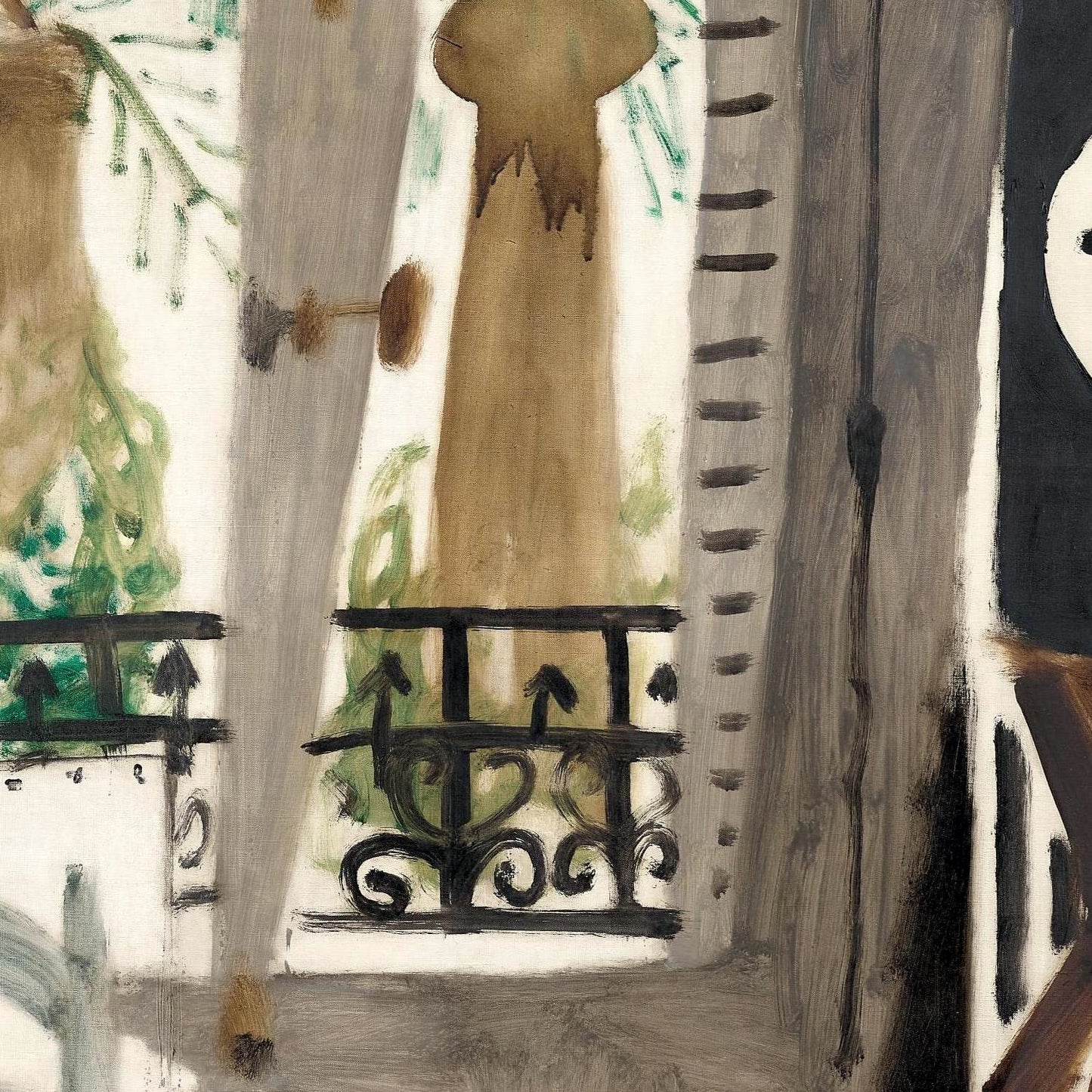 detail of the fine art reproduction from the centre