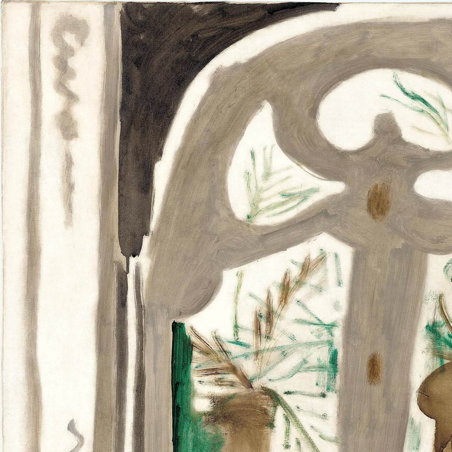 detail of the fine art reproduction from the top left
