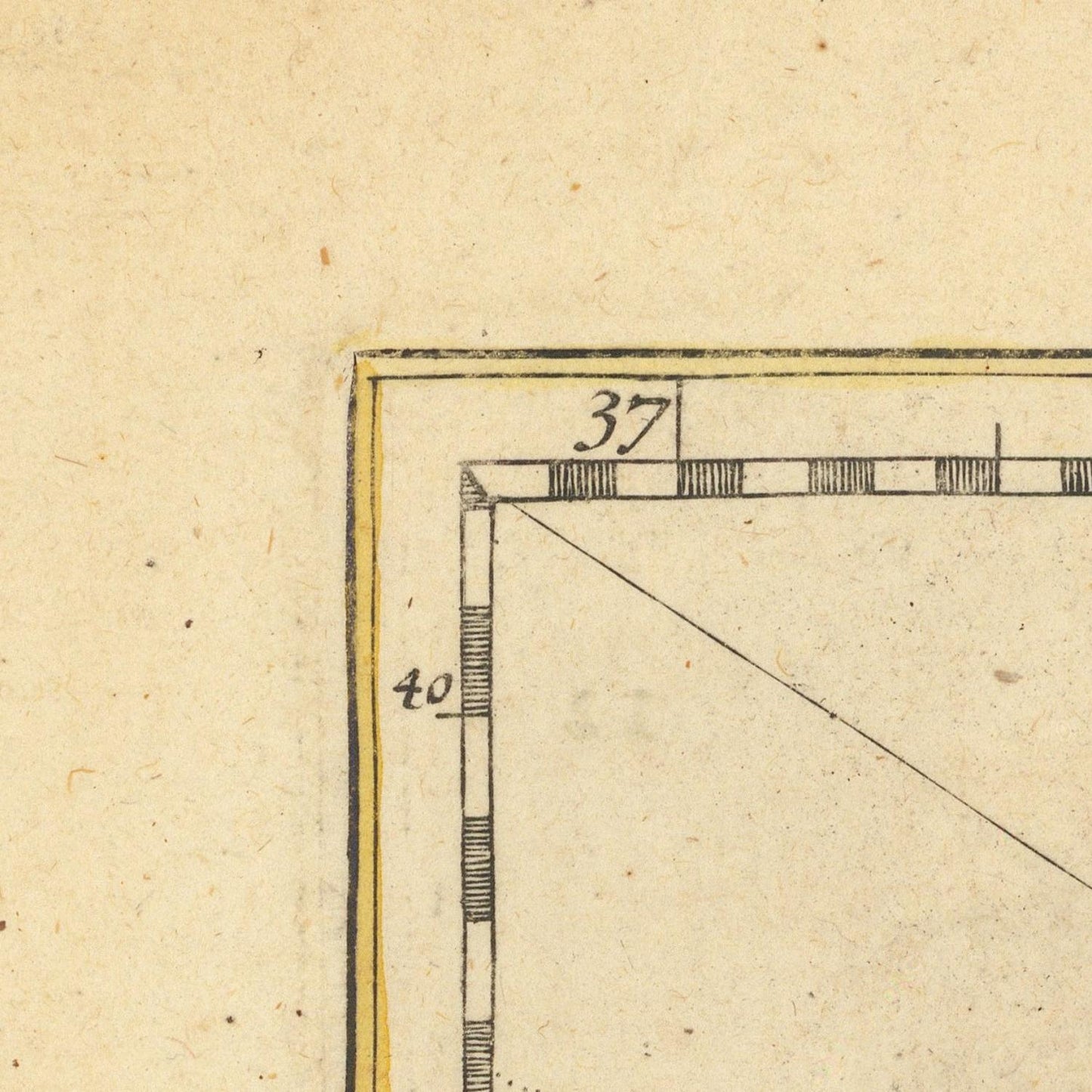 detail of the map from the top left corner