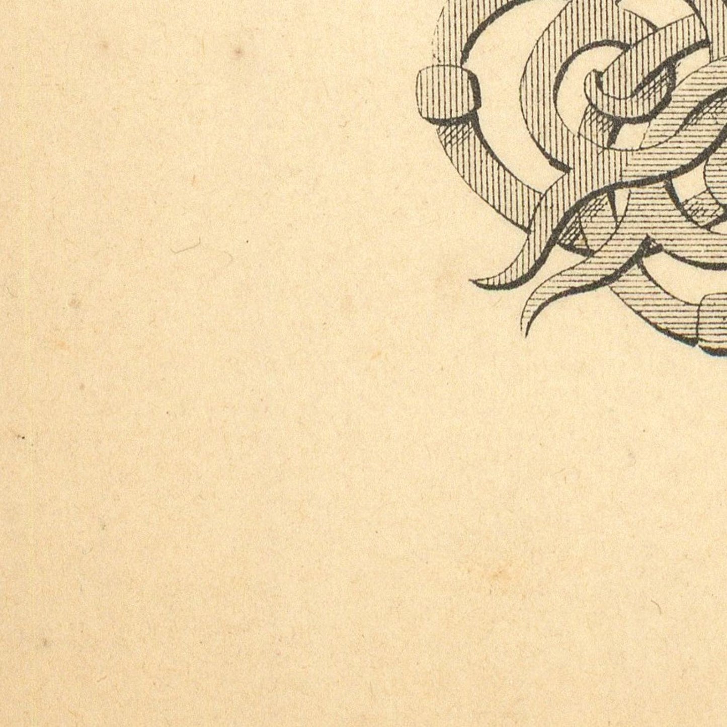detail of the map from the bottom left corner