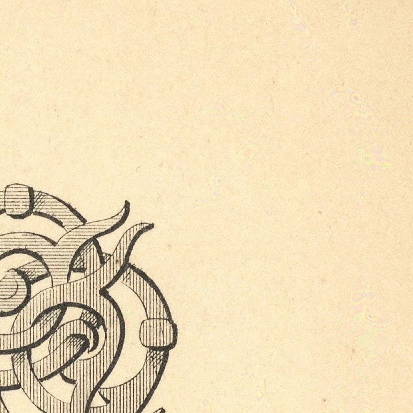 detail of the map from the top right corner