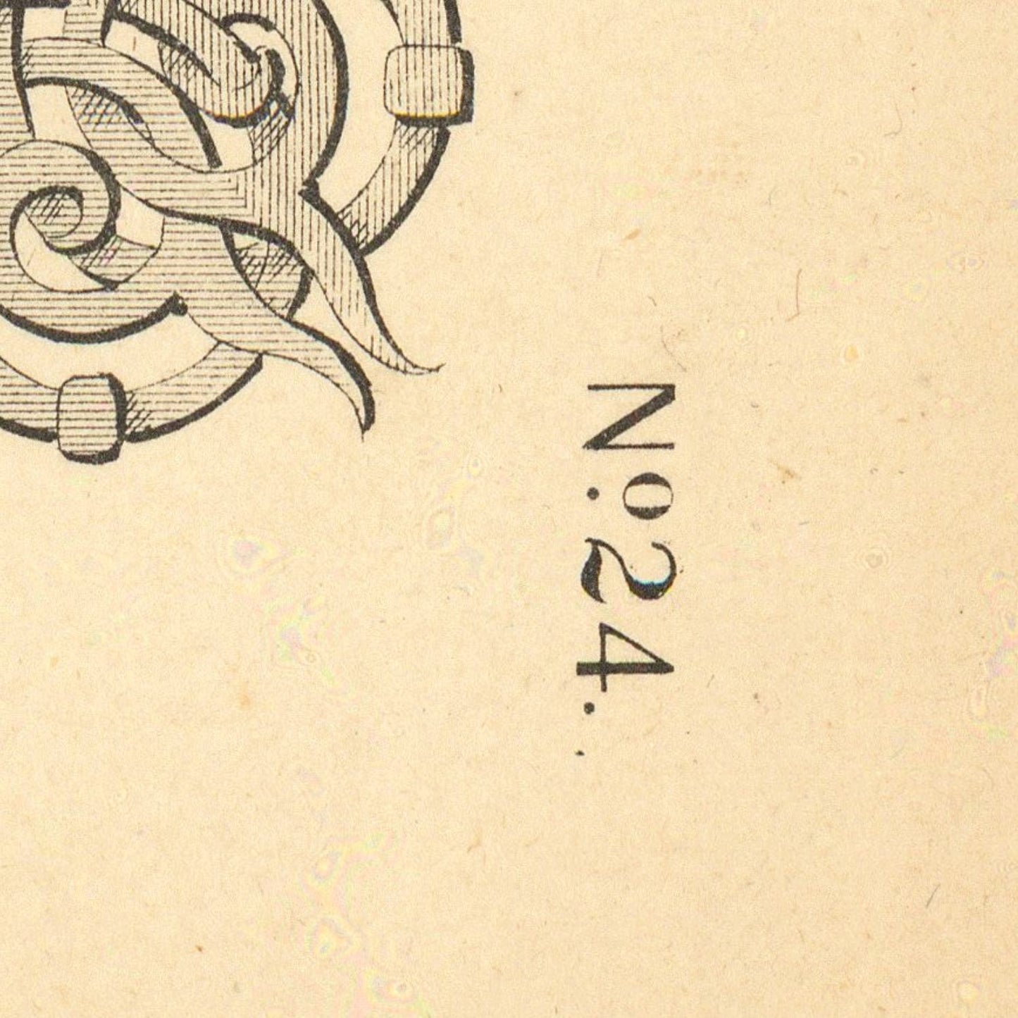 detail of the map from the bottom right corner