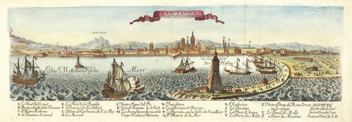 presentation of the map reproduction without a frame