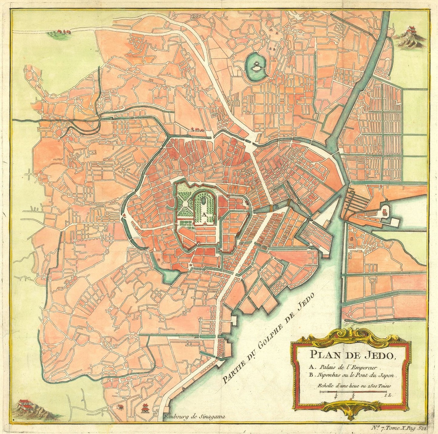 presentation of the map reproduction without a frame