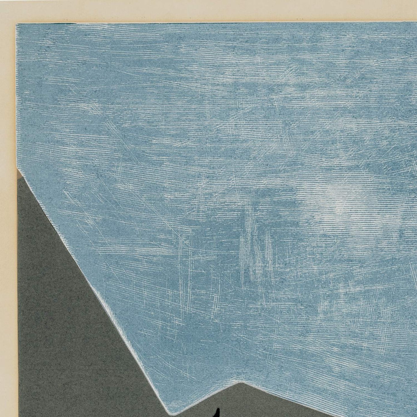 detail of the fine art reproduction from the top left