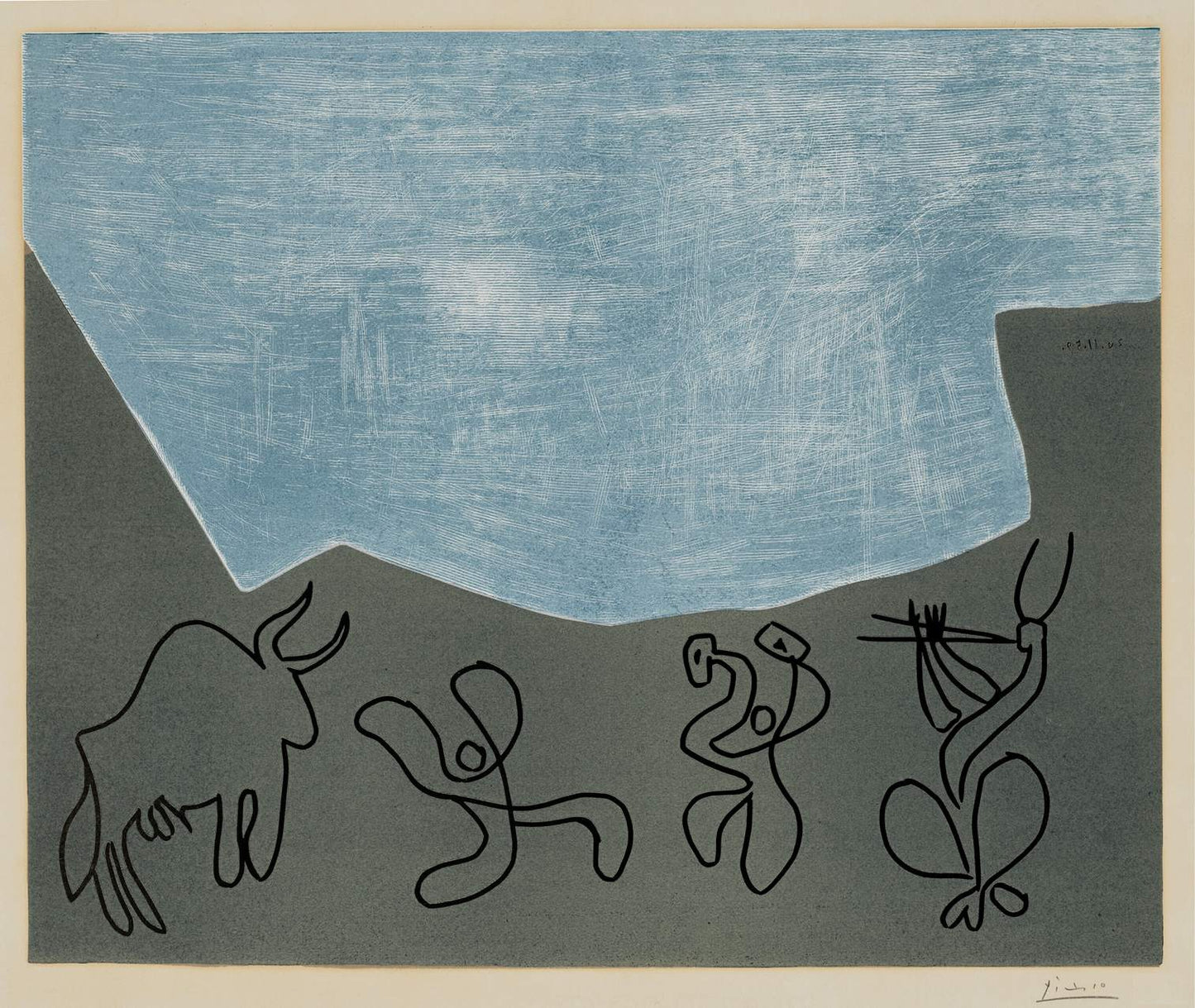 presentation of the fine art reproduction without a frame