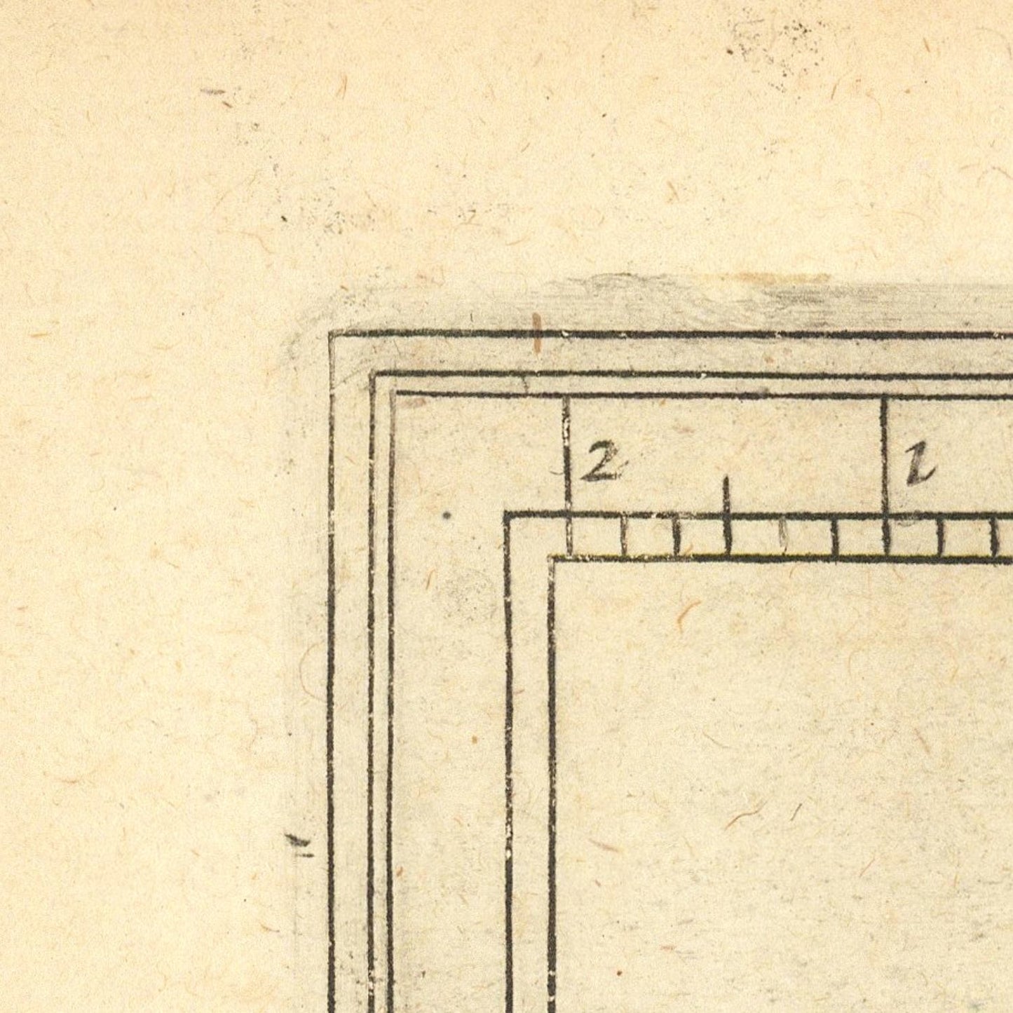 detail of the map from the top left corner