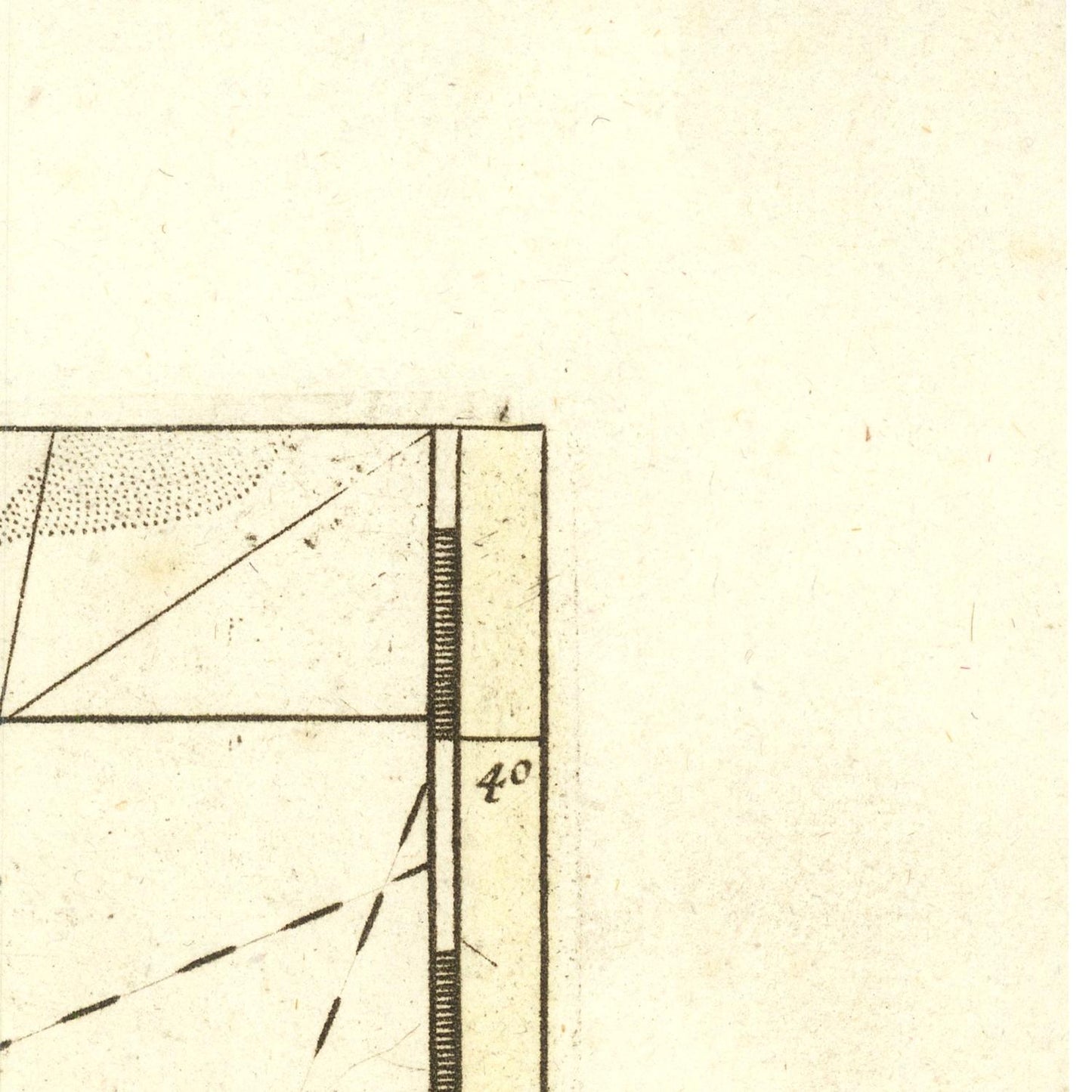 detail of the map from the top right corner