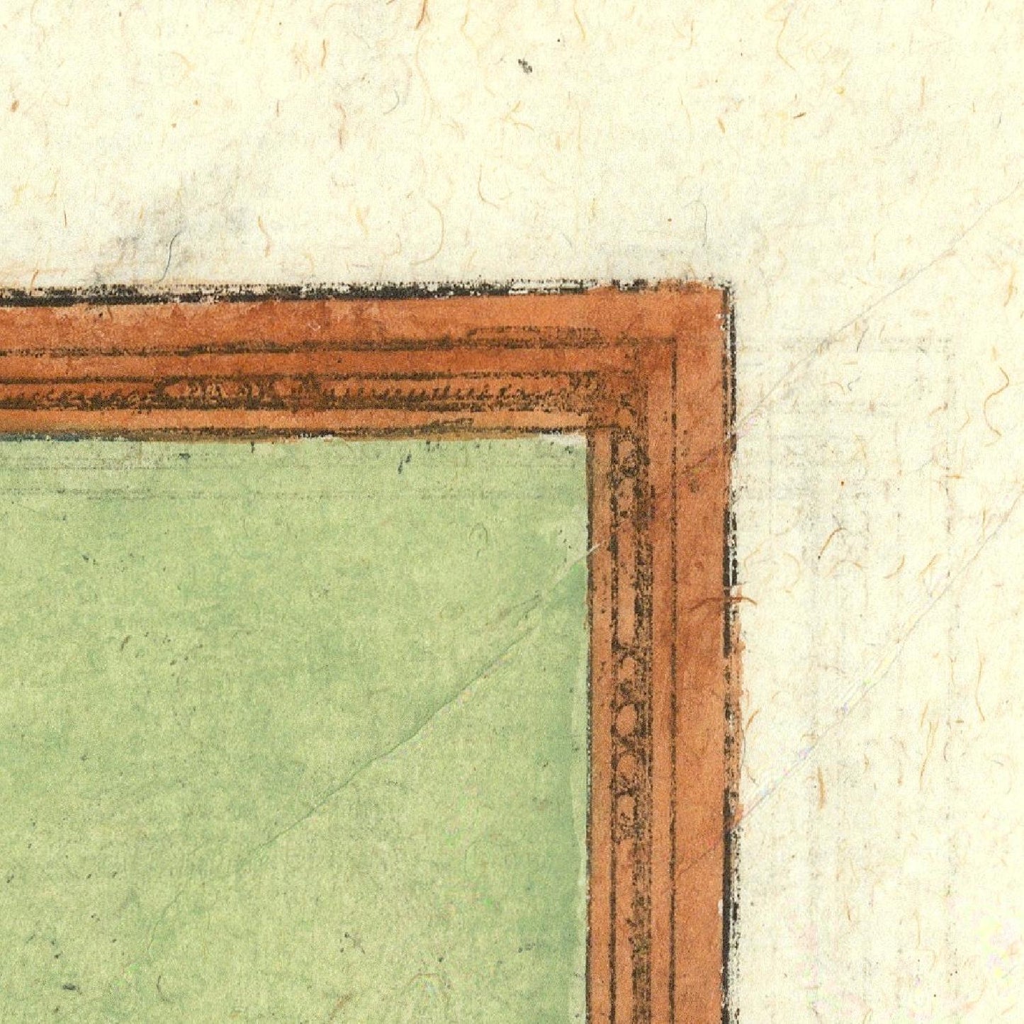 detail of the map from the top right corner