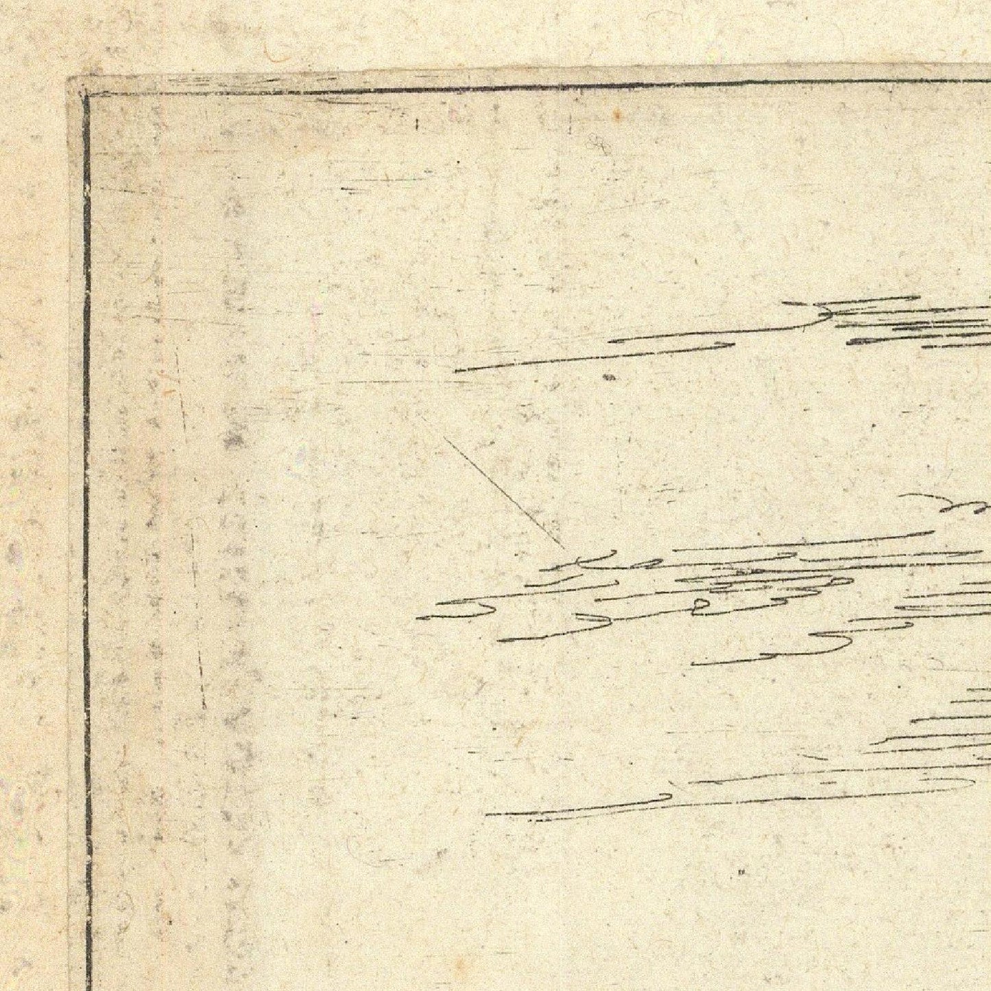 detail of the map from the top left corner