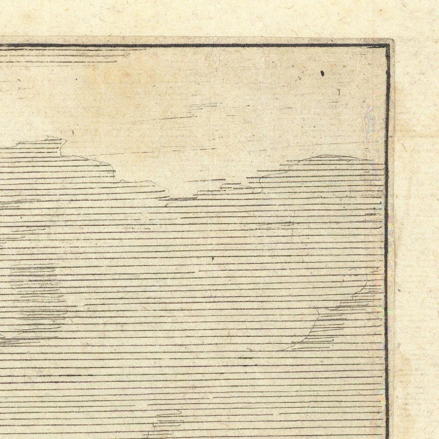 detail of the map from the top right corner
