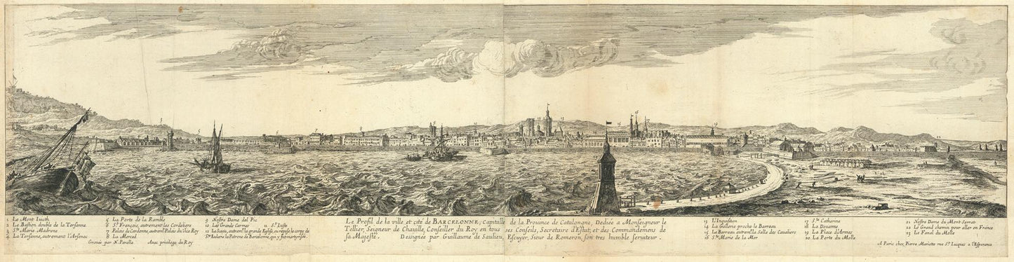 presentation of the map reproduction without a frame