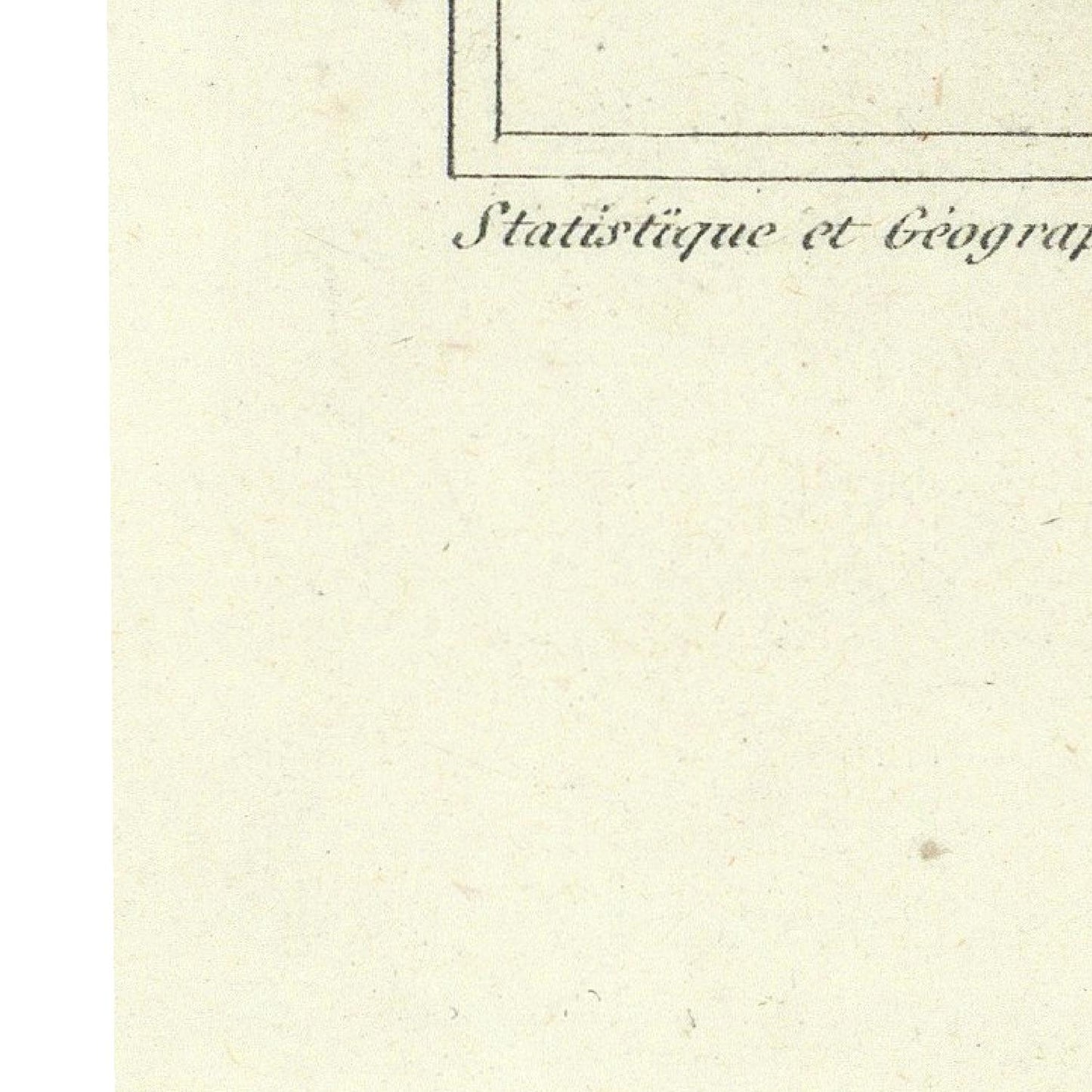 Text 'Statistique et Géographie' on a beige background