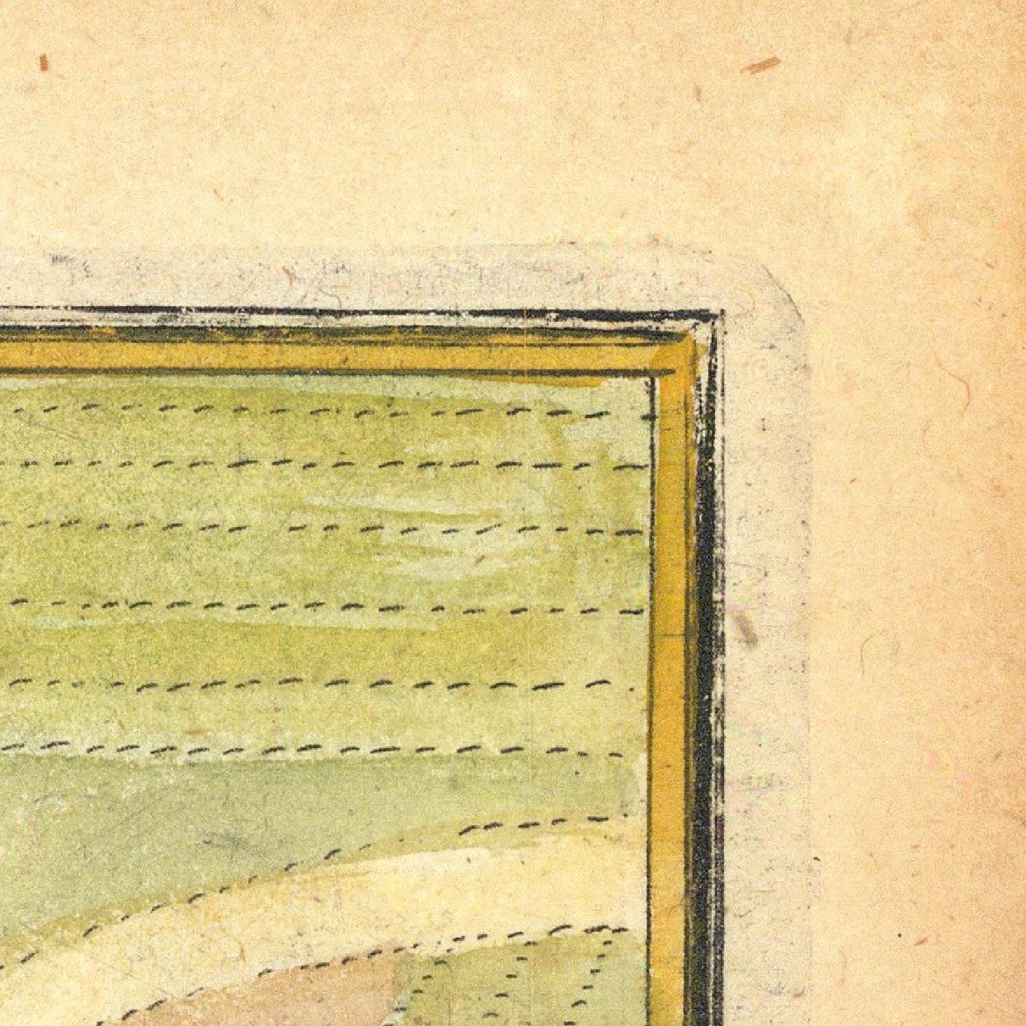 detail of the map from the top right corner