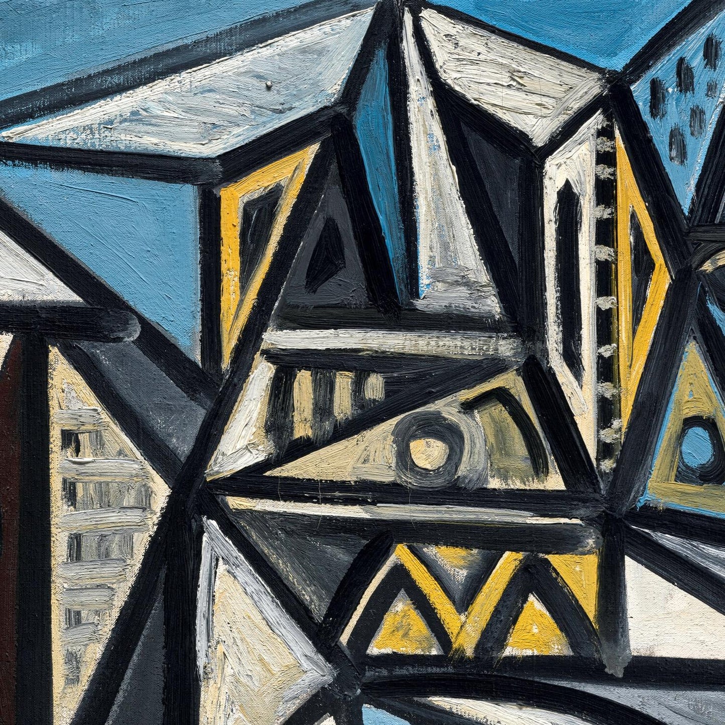 detail of the fine art reproduction from the centre