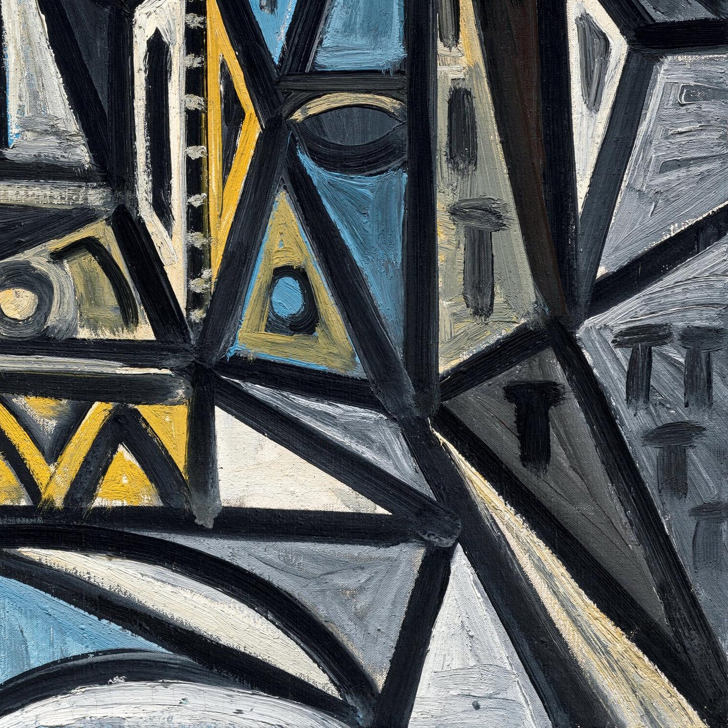 detail of the fine art reproduction from the bottom right corner