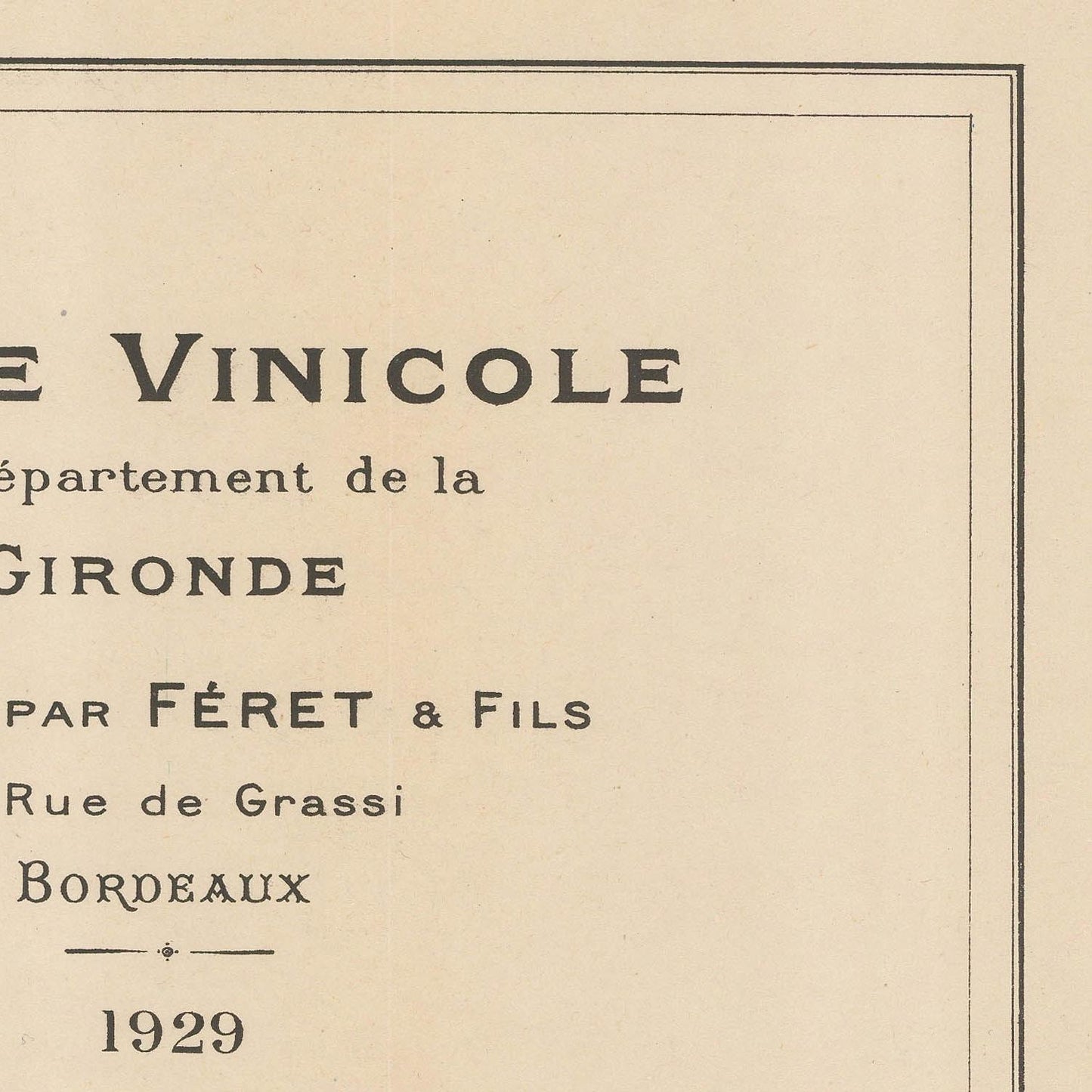 detail of the map from the top right corner