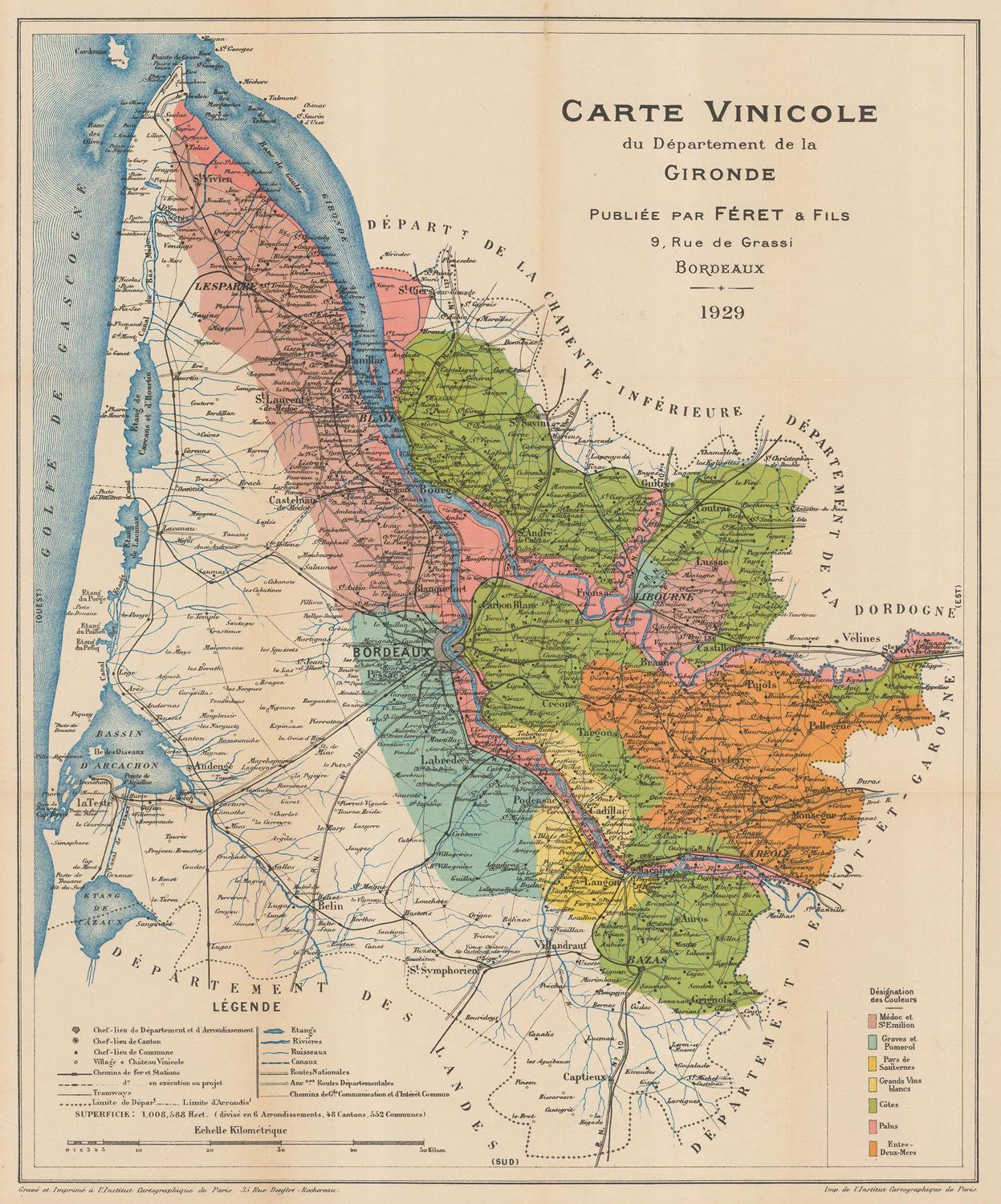 presentation of the map reproduction without a frame