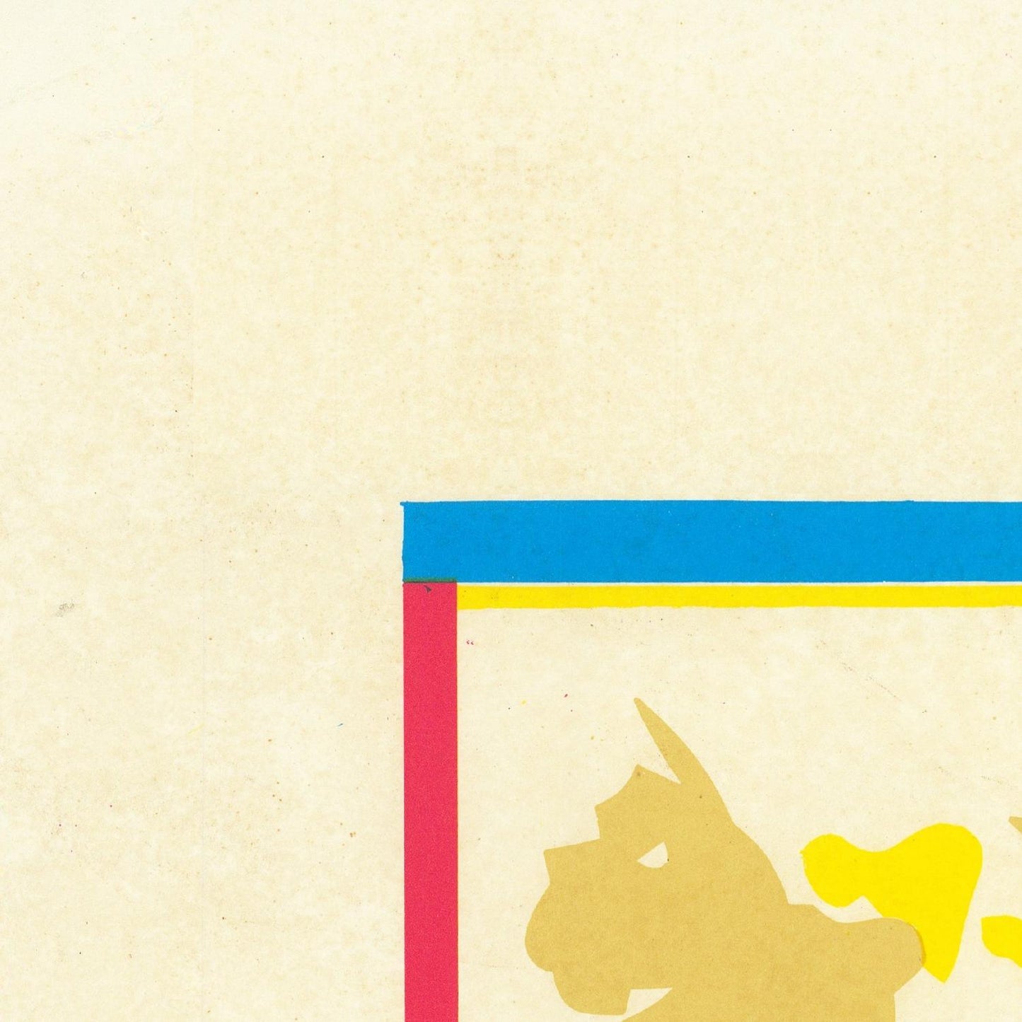 detail of the map from the top left corner
