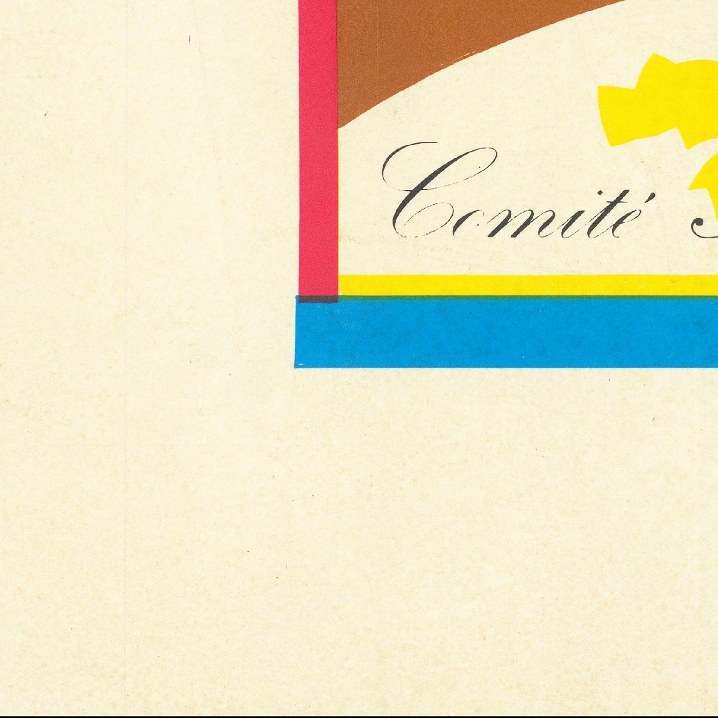 detail of the map from the bottom left corner