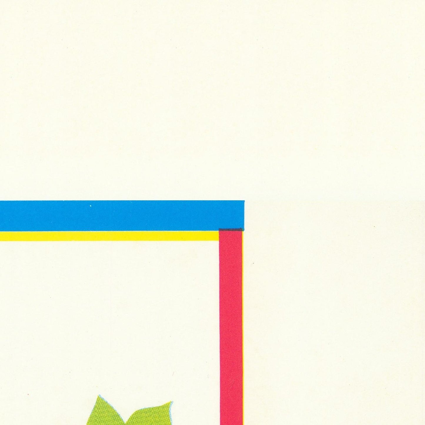 detail of the map from the top right corner