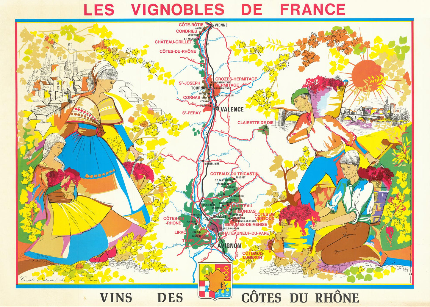 presentation of the map reproduction without a frame