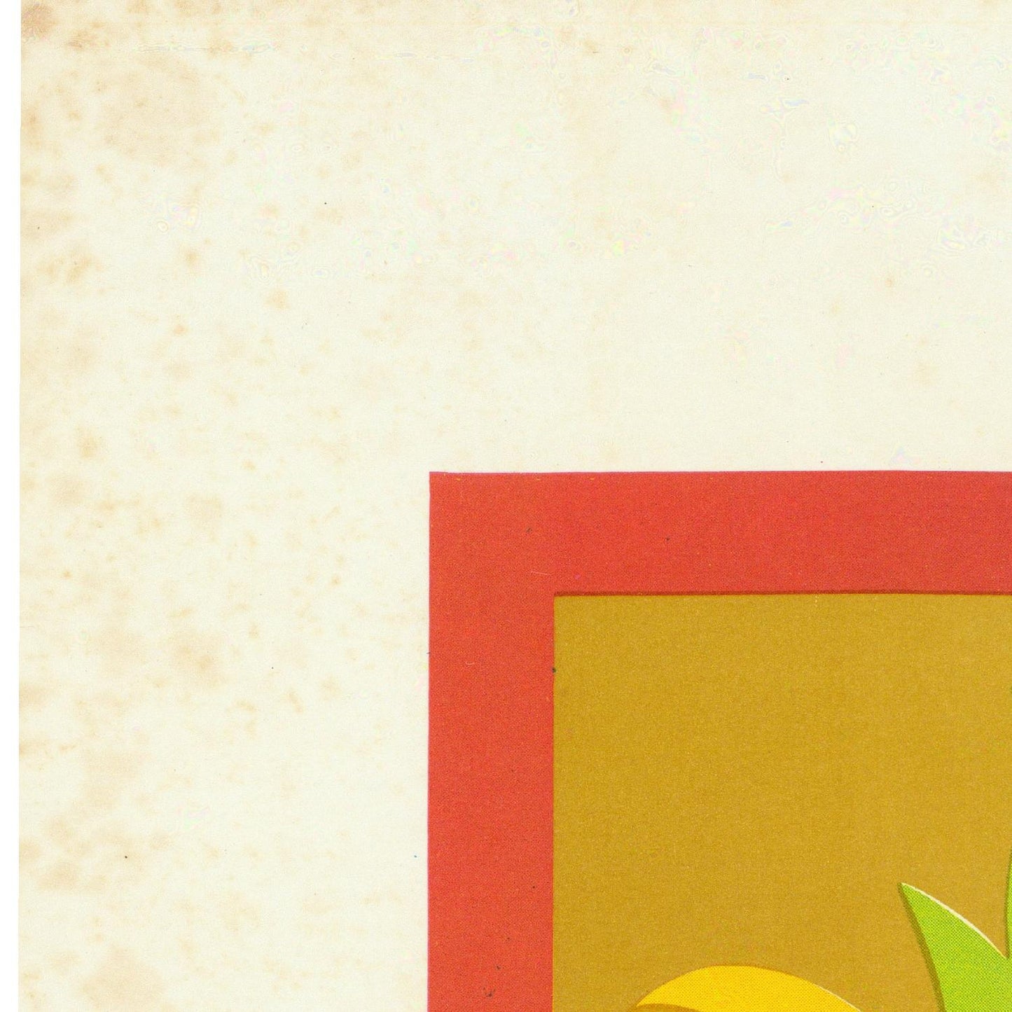 detail of the map from the top left corner