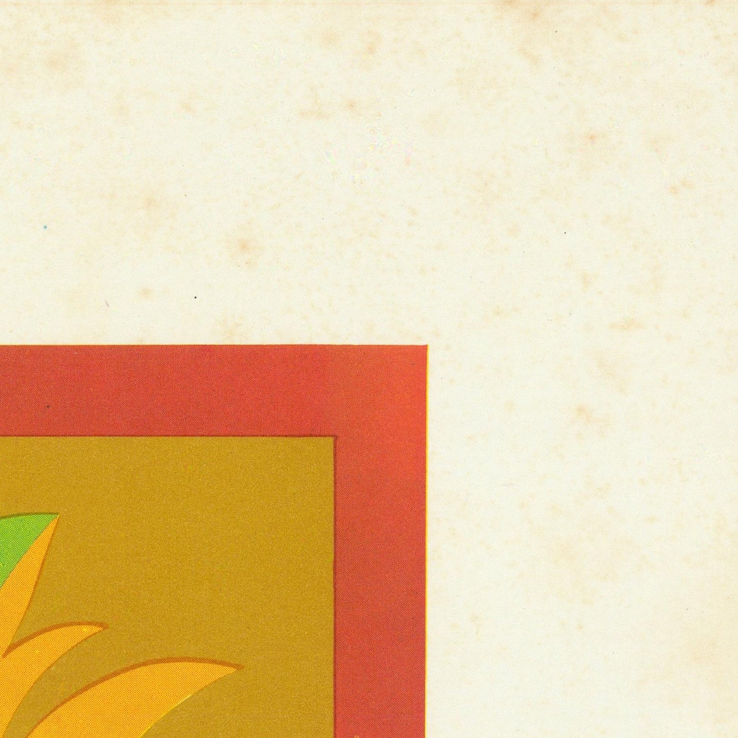 detail of the map from the top right corner