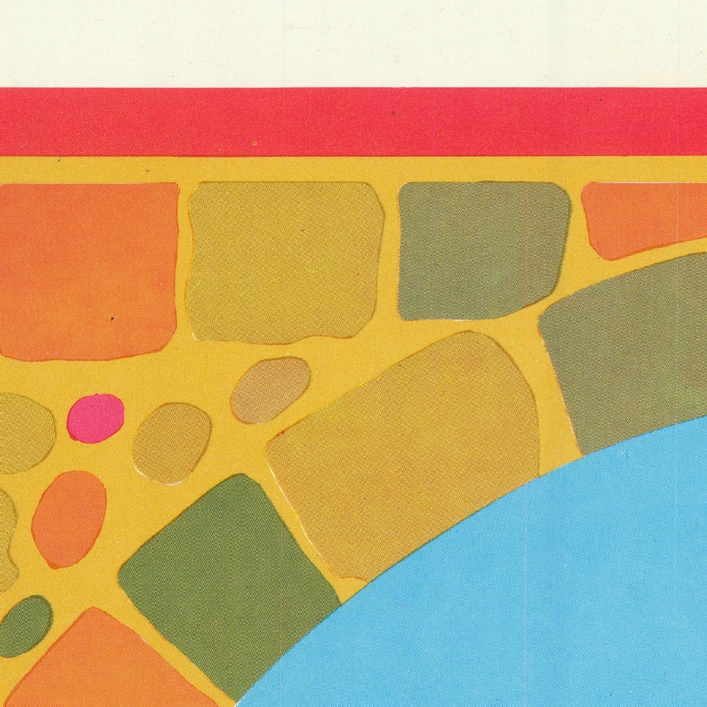 detail of the map from the centre left