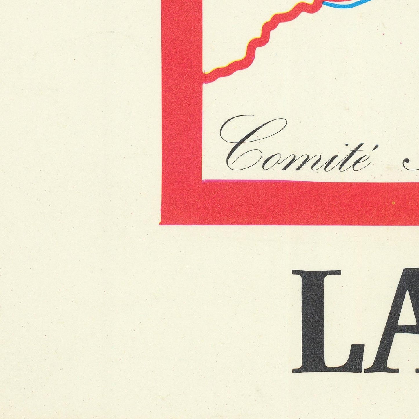 detail of the map from the bottom left corner