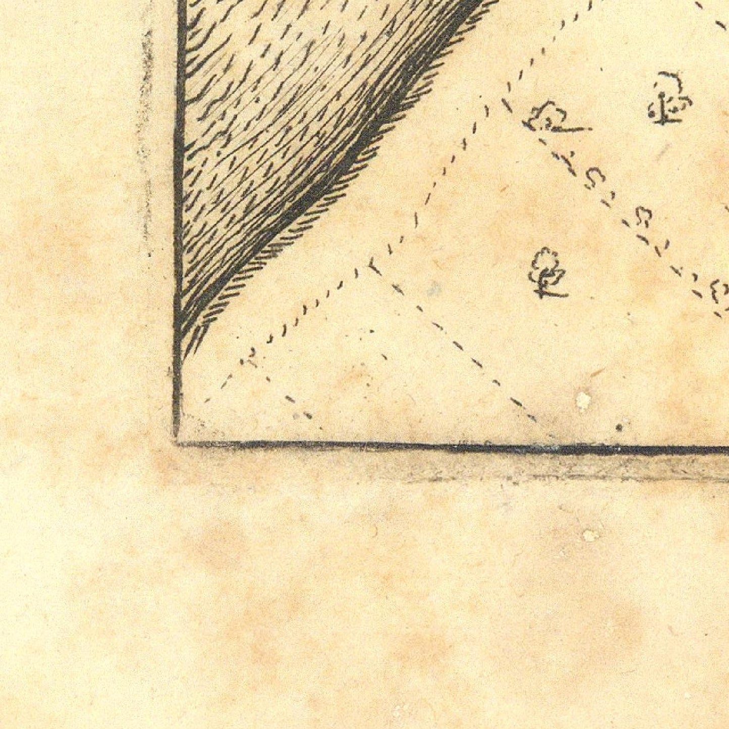 Ancient city plan of Basel, 1638