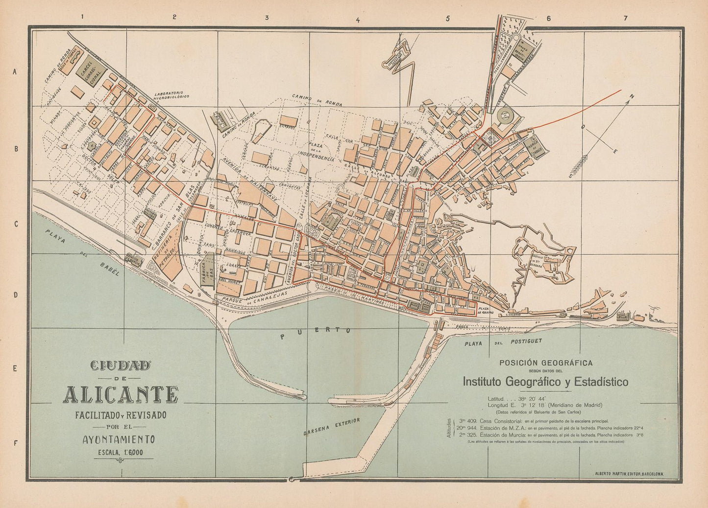 presentation of the map reproduction without a frame