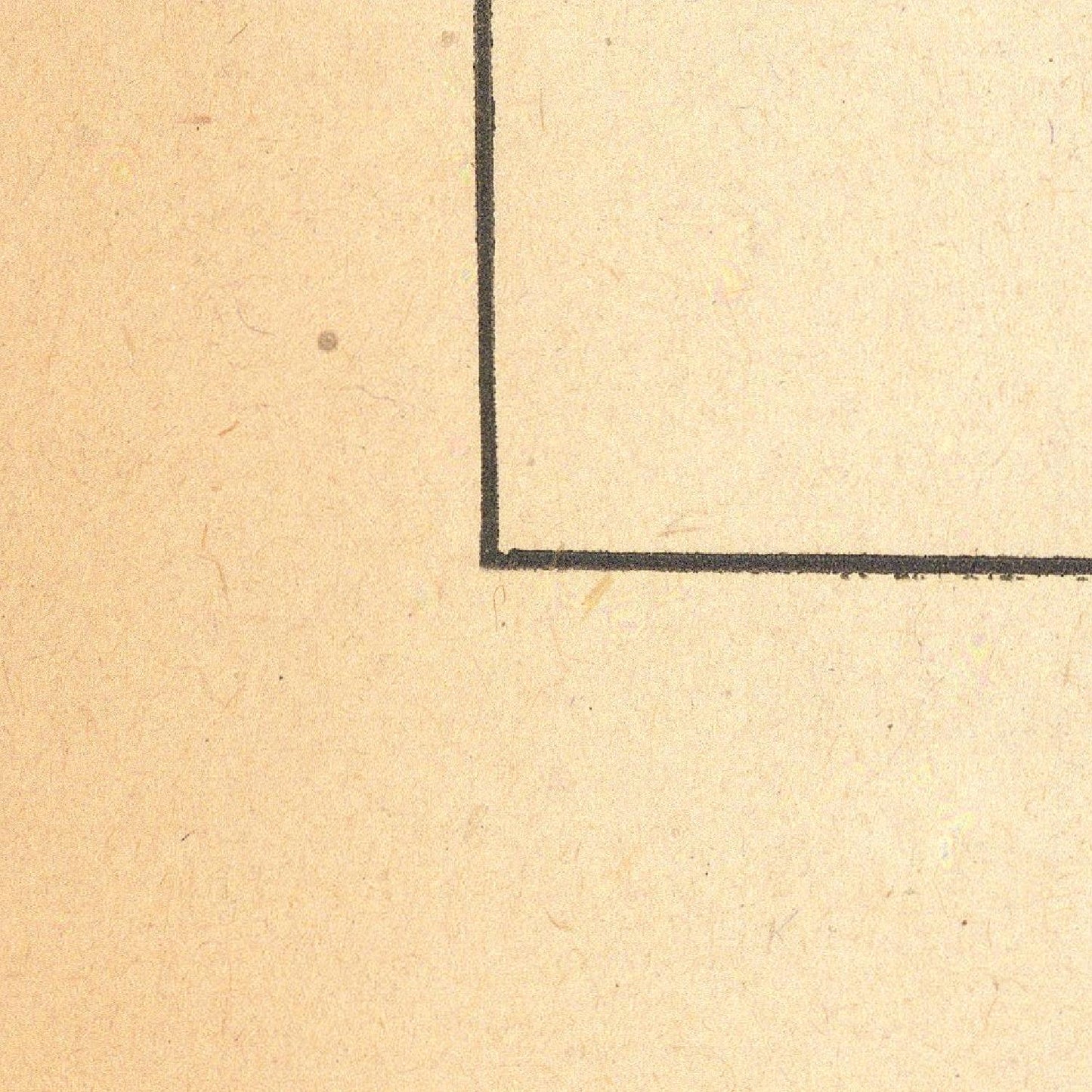 Corner of a textured beige paper with a black line