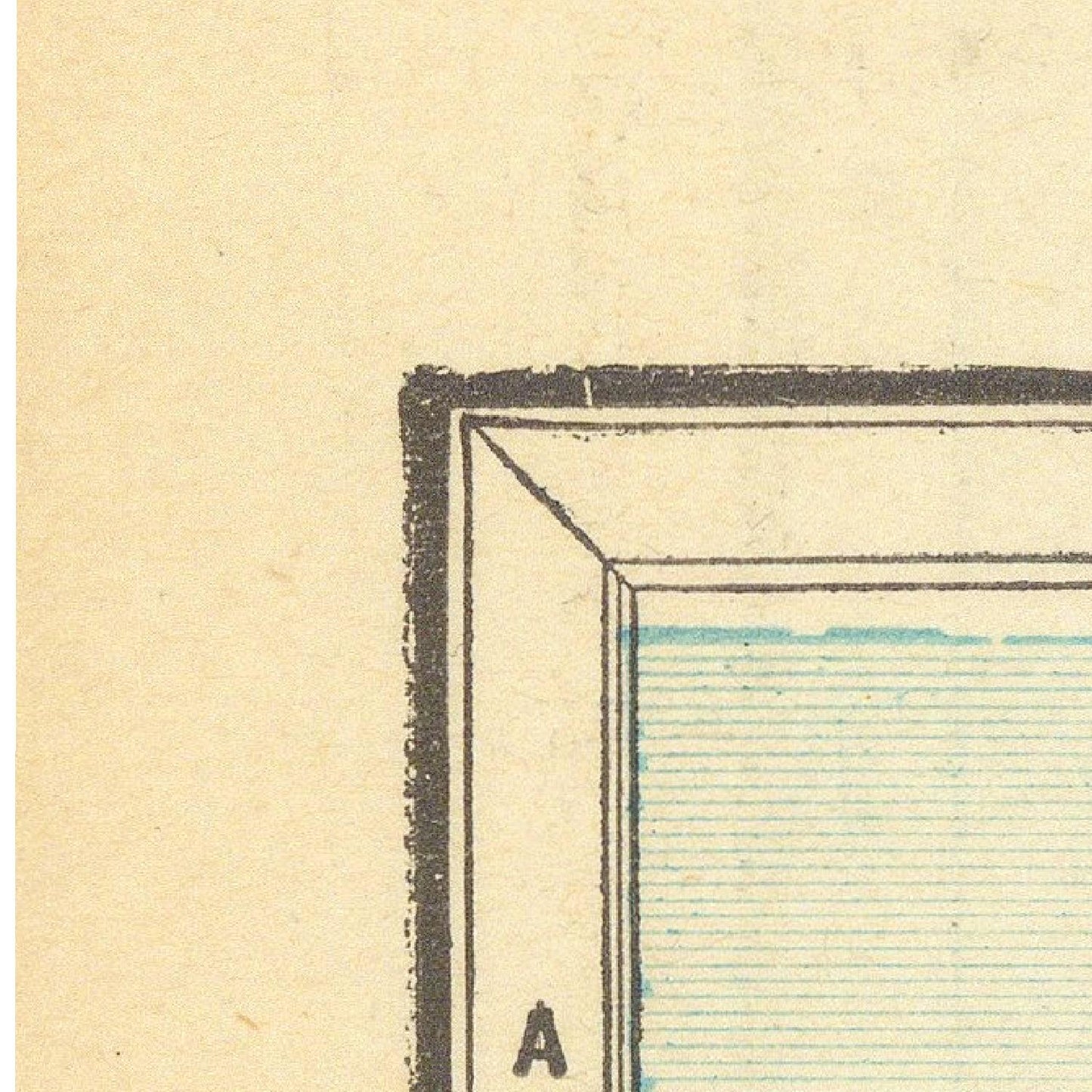 detail of the map from the top left corner