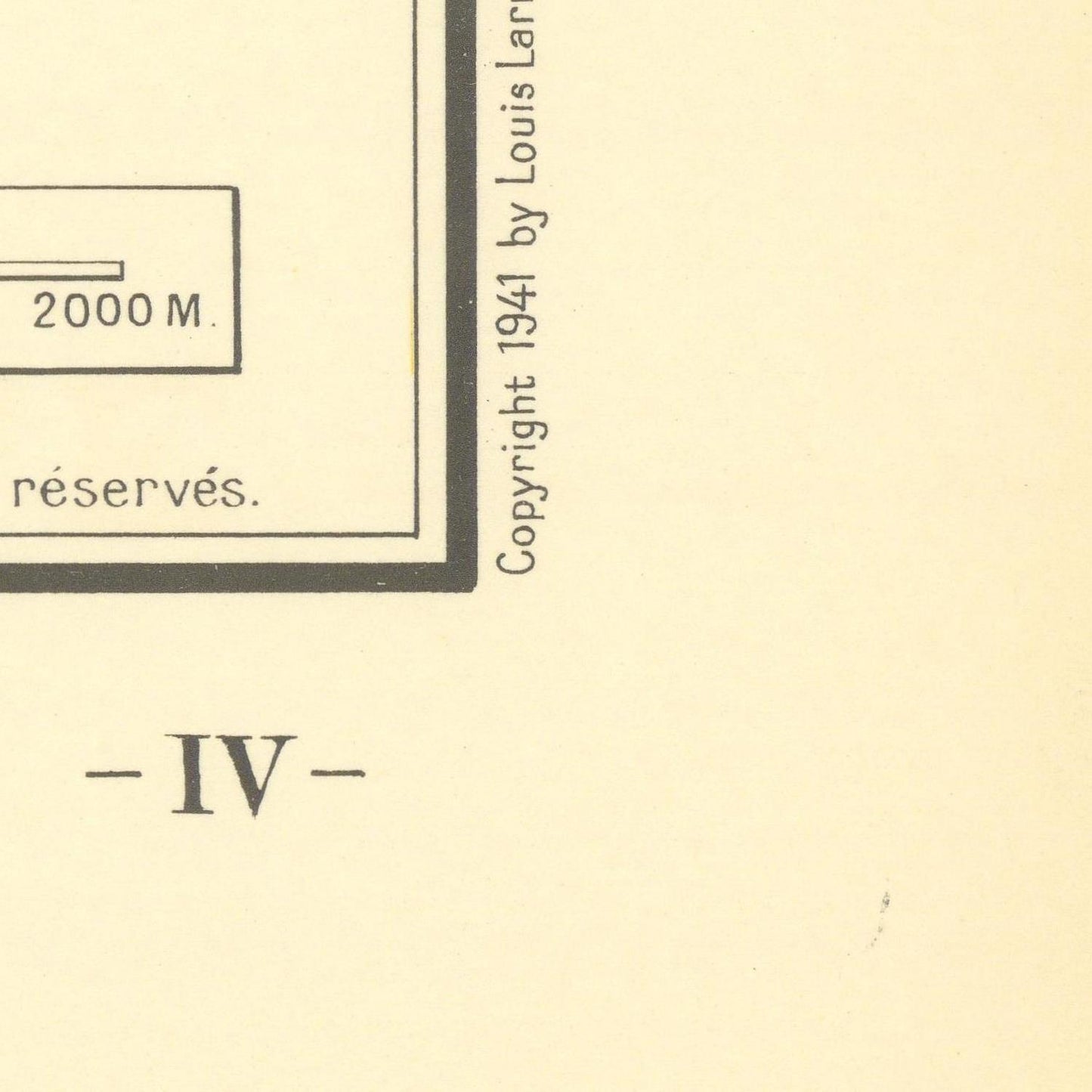Vintage book page with text and a copyright notice on a beige background