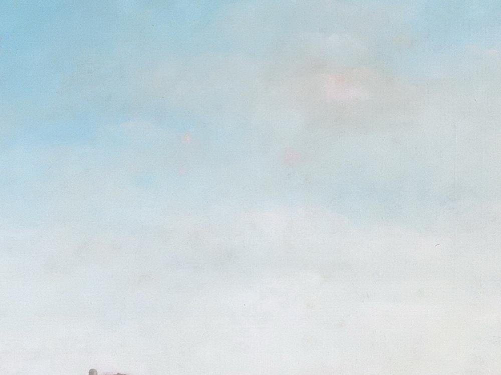 detail of the fine art reproduction from the centre