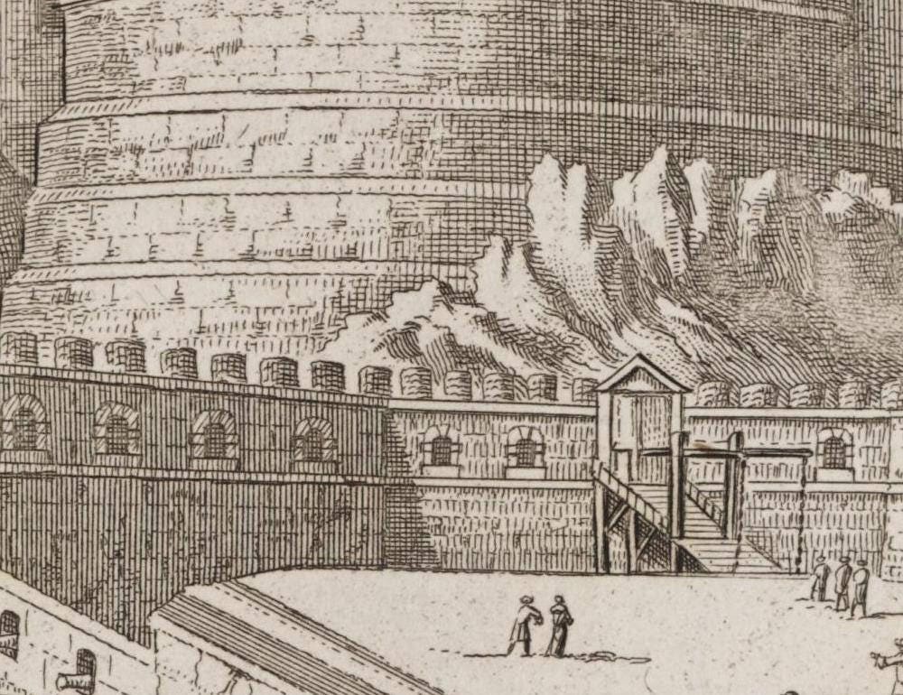 detail of the drawing reproduction from the centre