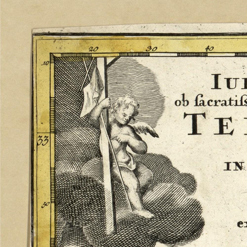 detail of the map from the top left corner