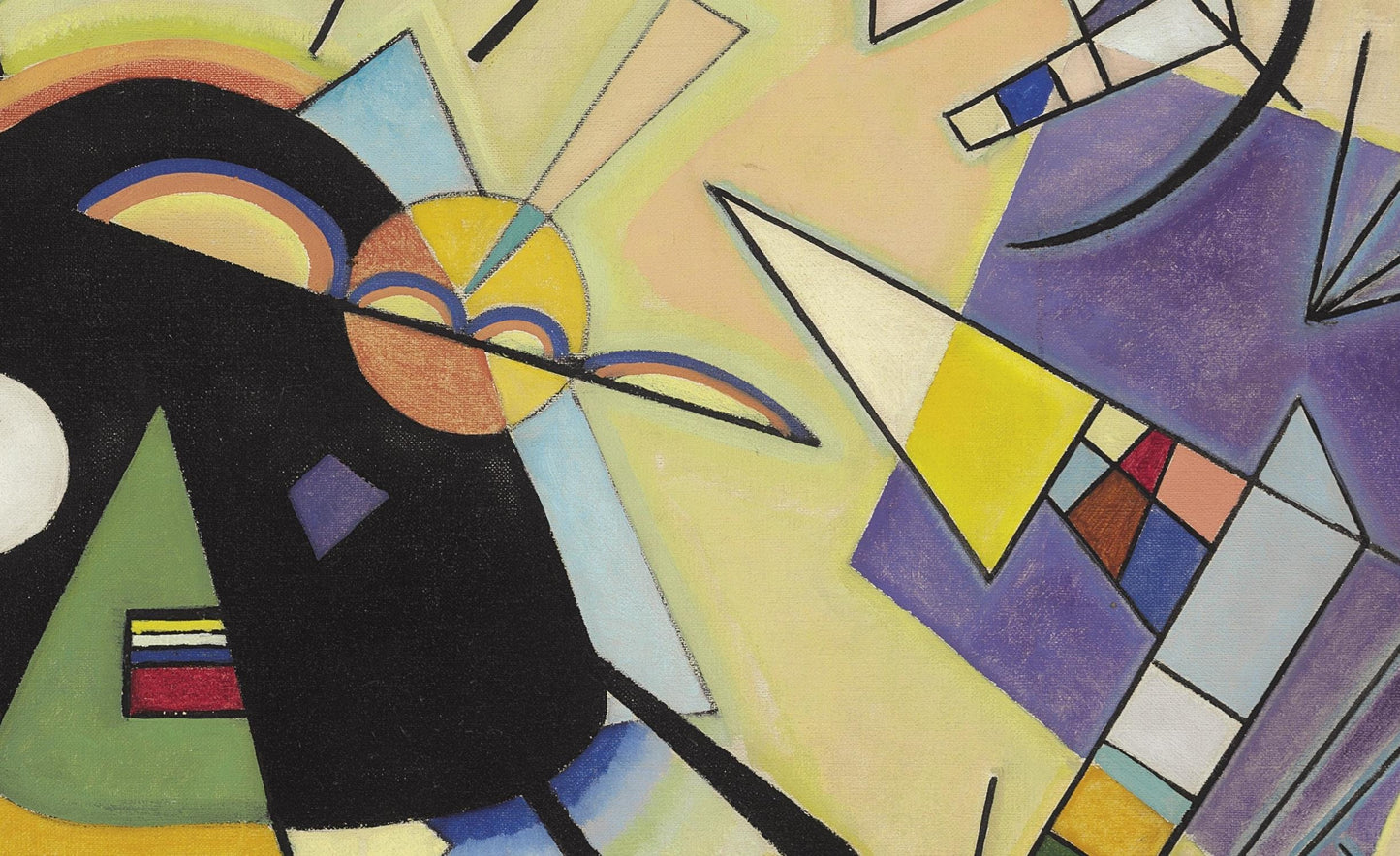 detail of the fine art reproduction from the centre