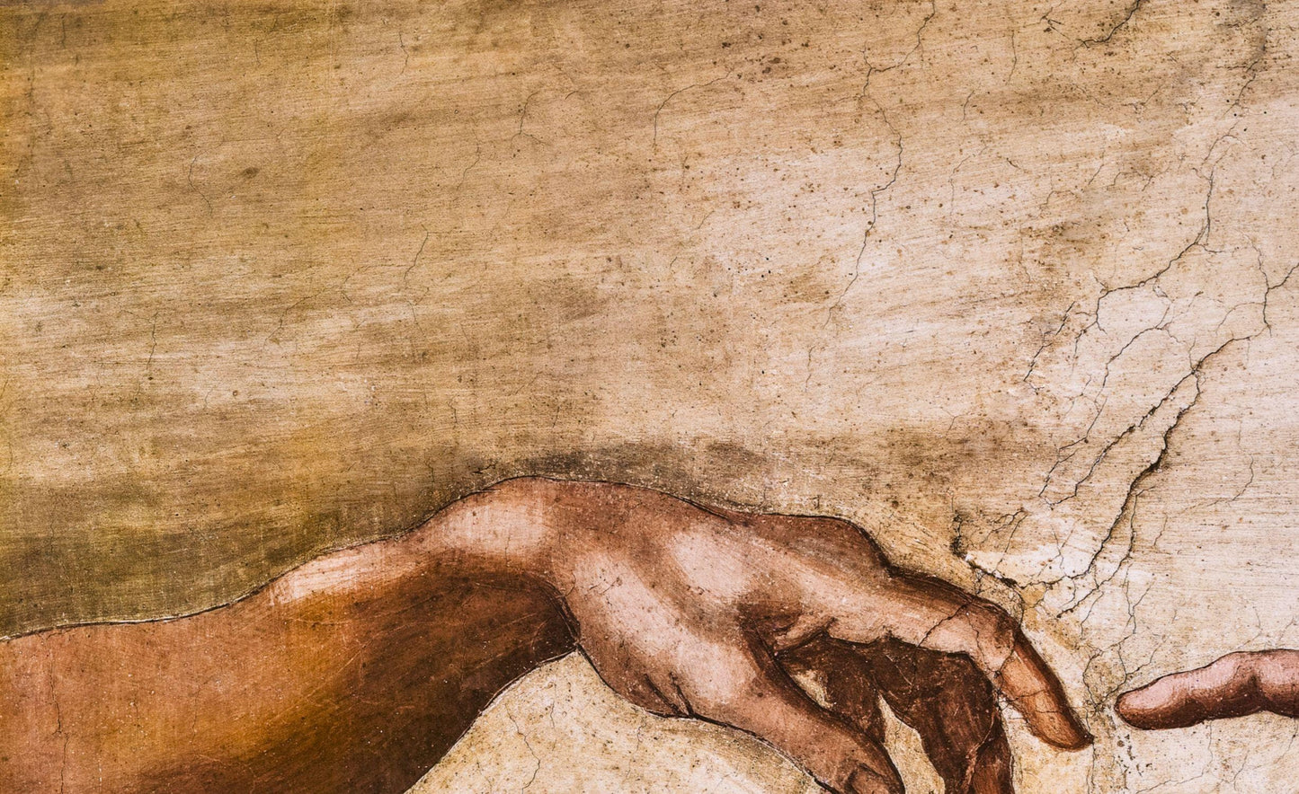 detail of the fine art reproduction from the centre