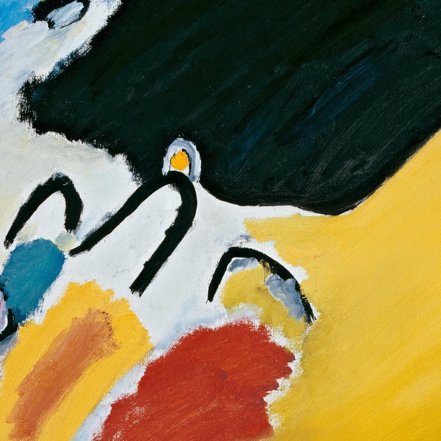 detail of the fine art reproduction from the centre